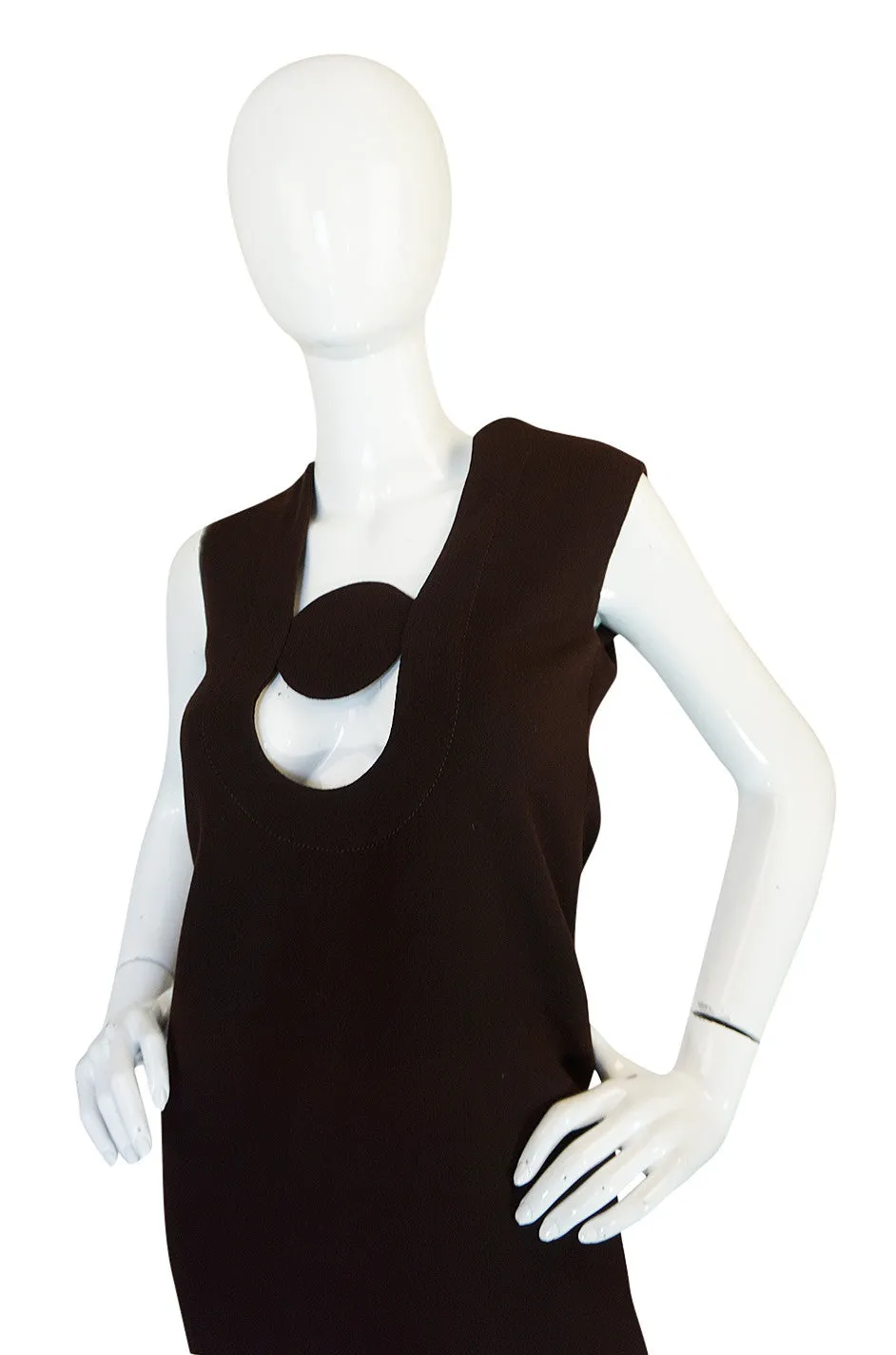 1969-1970 Haute Couture Pierre Cardin Cut Out Dress