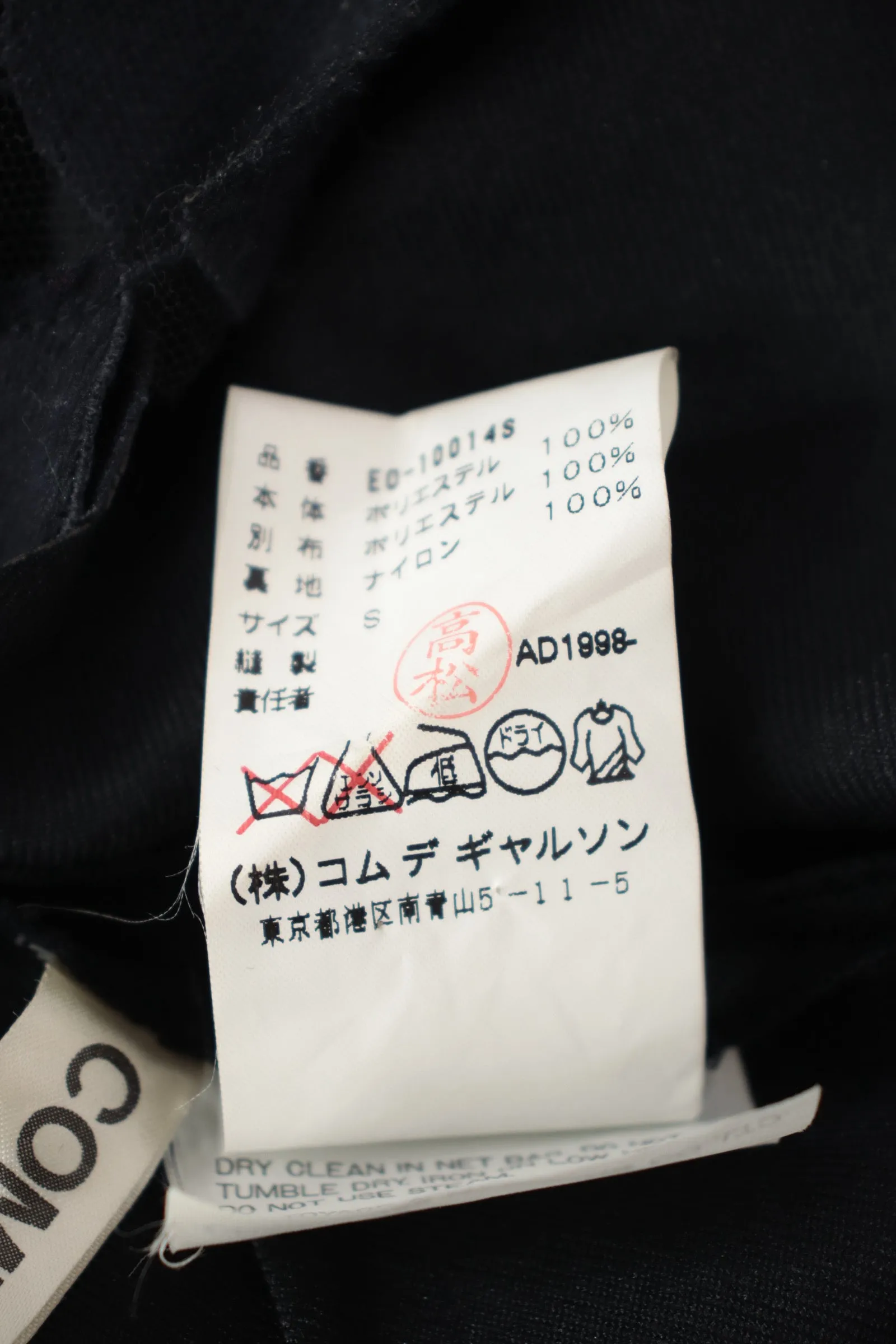 1998 Comme Des Garçons Embroidered Polka Dot Dress*