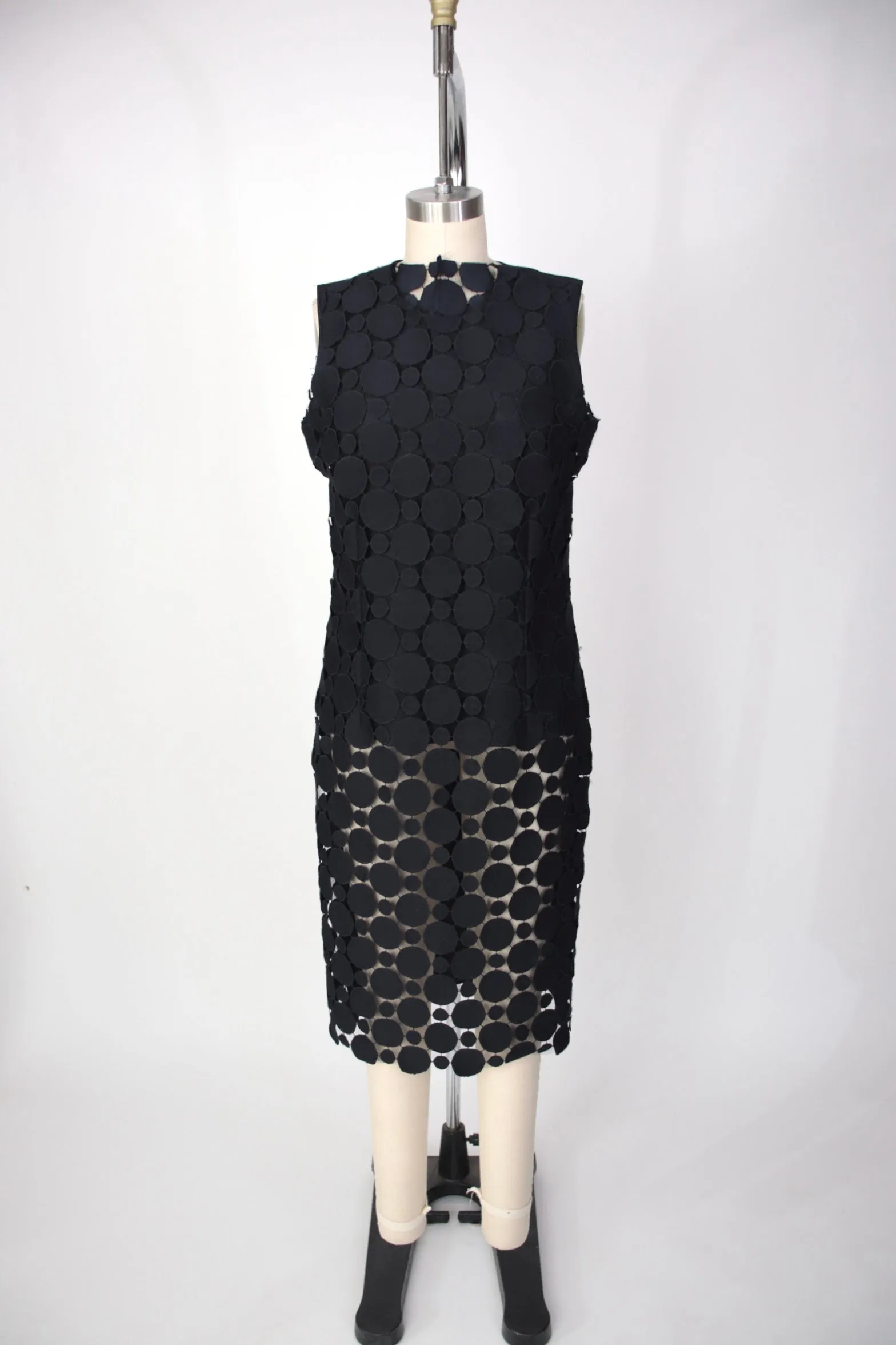 1998 Comme Des Garçons Embroidered Polka Dot Dress*