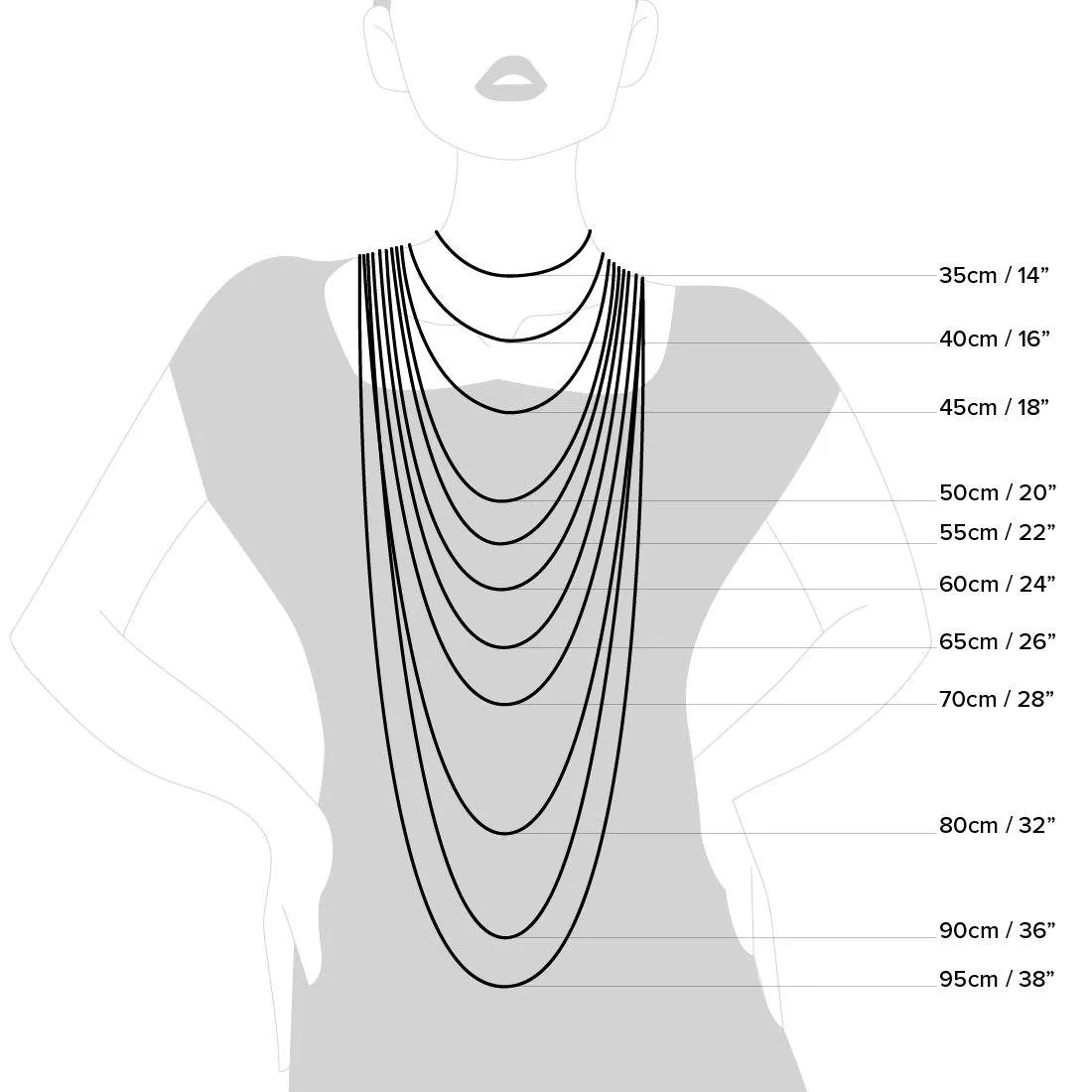 9ct Yellow Gold Solid Concave Curb Necklace 60cm