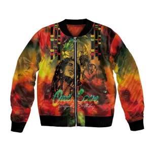 Afro-Jamaican Reggae Legend's Birthday Bomber Jacket One Love Jamaica LT03