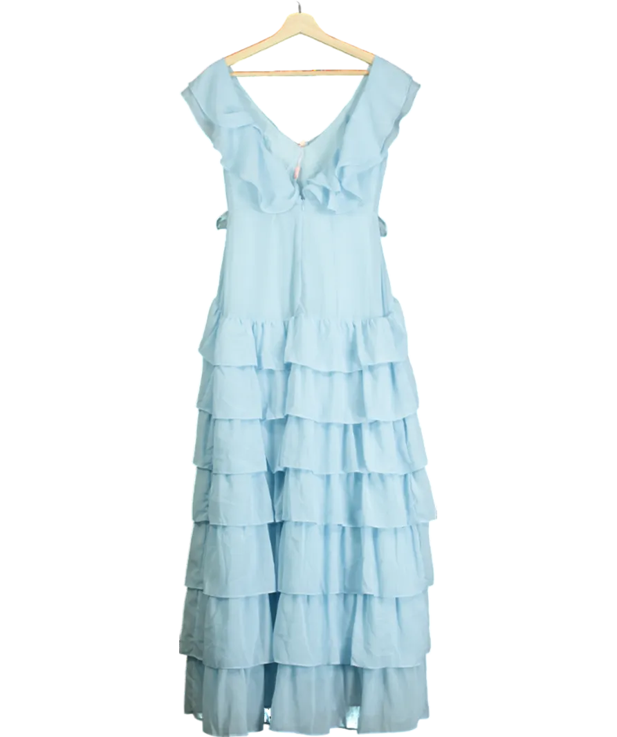 ALB Anne Louise The Blue Dreams Maxi Dress UK 8