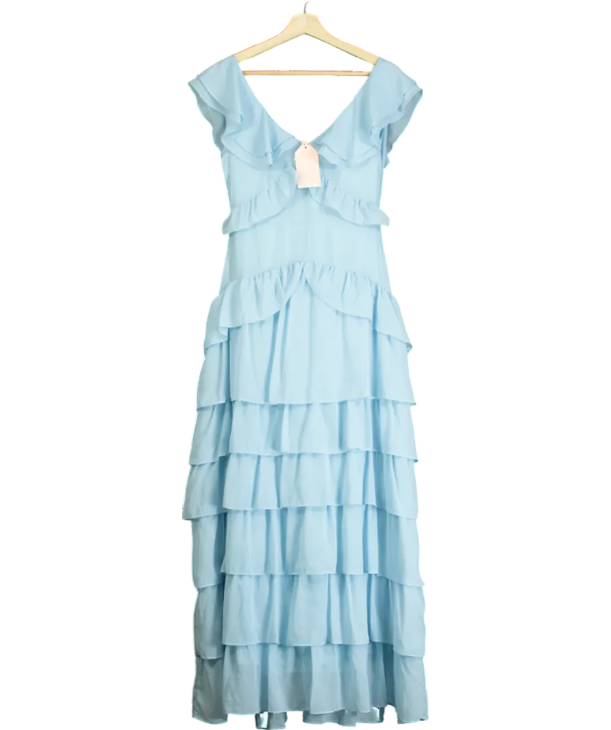 ALB Anne Louise The Blue Dreams Maxi Dress UK 8