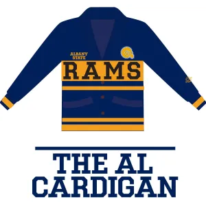 ALBANY STATE  | THE AL Cardigan Dark Royal