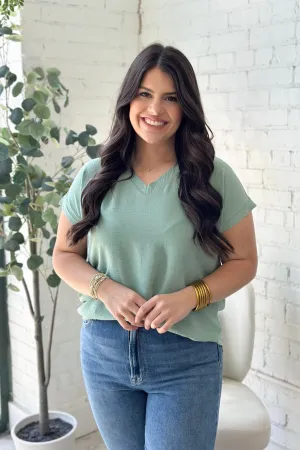 Aloe V-Neck Top