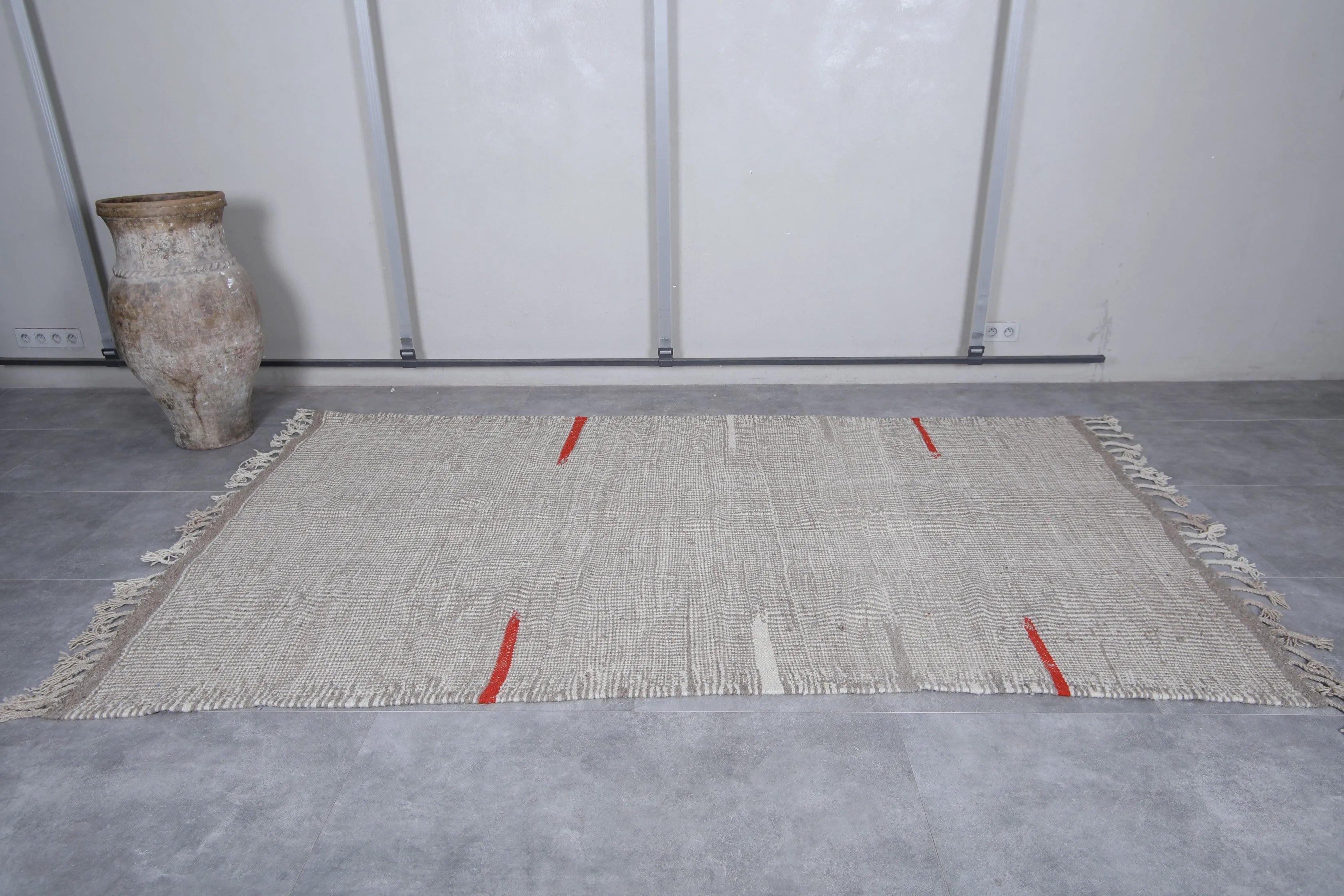Amazing berber rug - Flat woven kilim - Custom rug - Wool rug kilim
