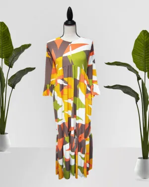 AMELIA MOCHA MIDI DRESS