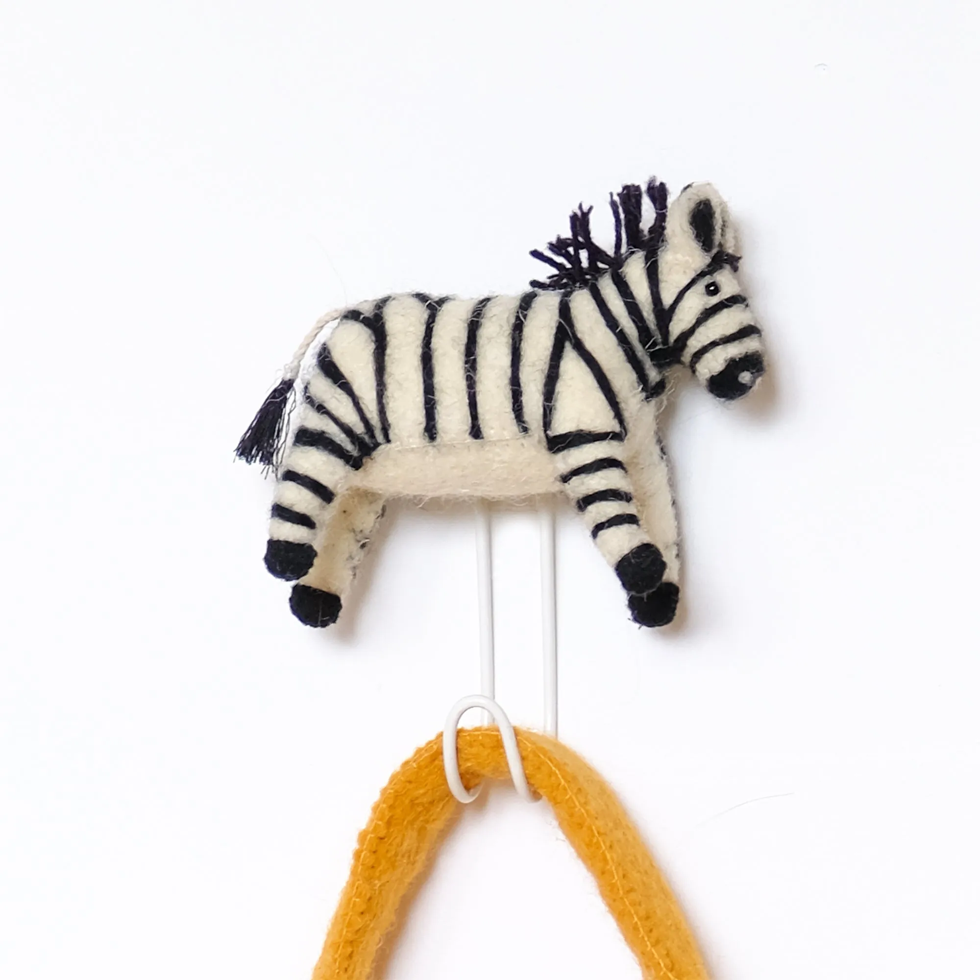 Animal Coat Hook - Zebra