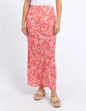 ANKARA SKIRT || RED