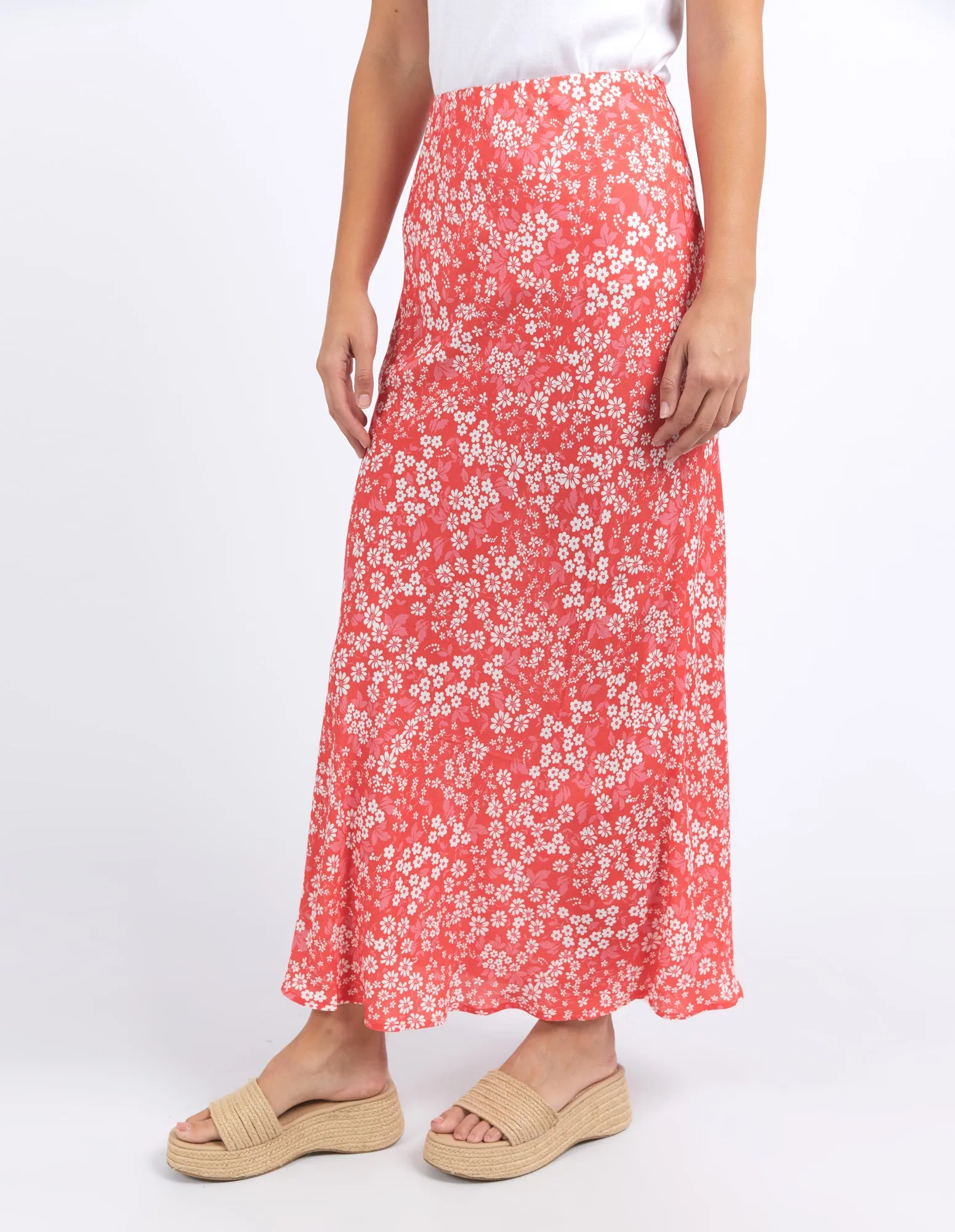 ANKARA SKIRT || RED