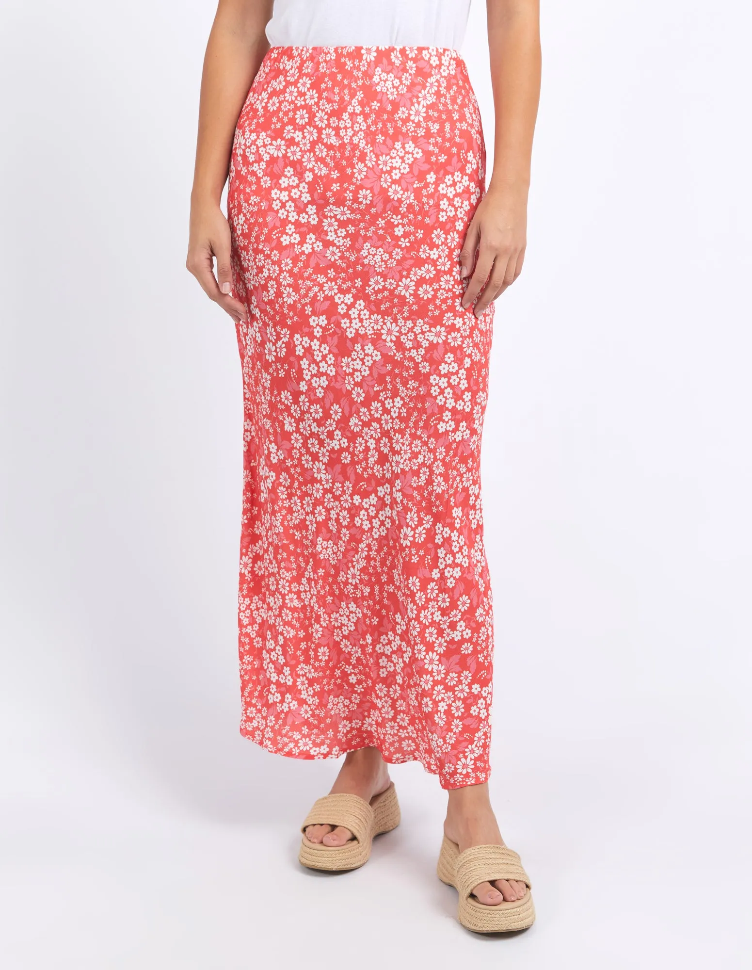 ANKARA SKIRT || RED