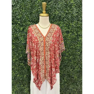 Arlo Garnet V-Neck Top