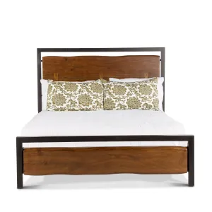 Aspen Faux Live-Edge Bed