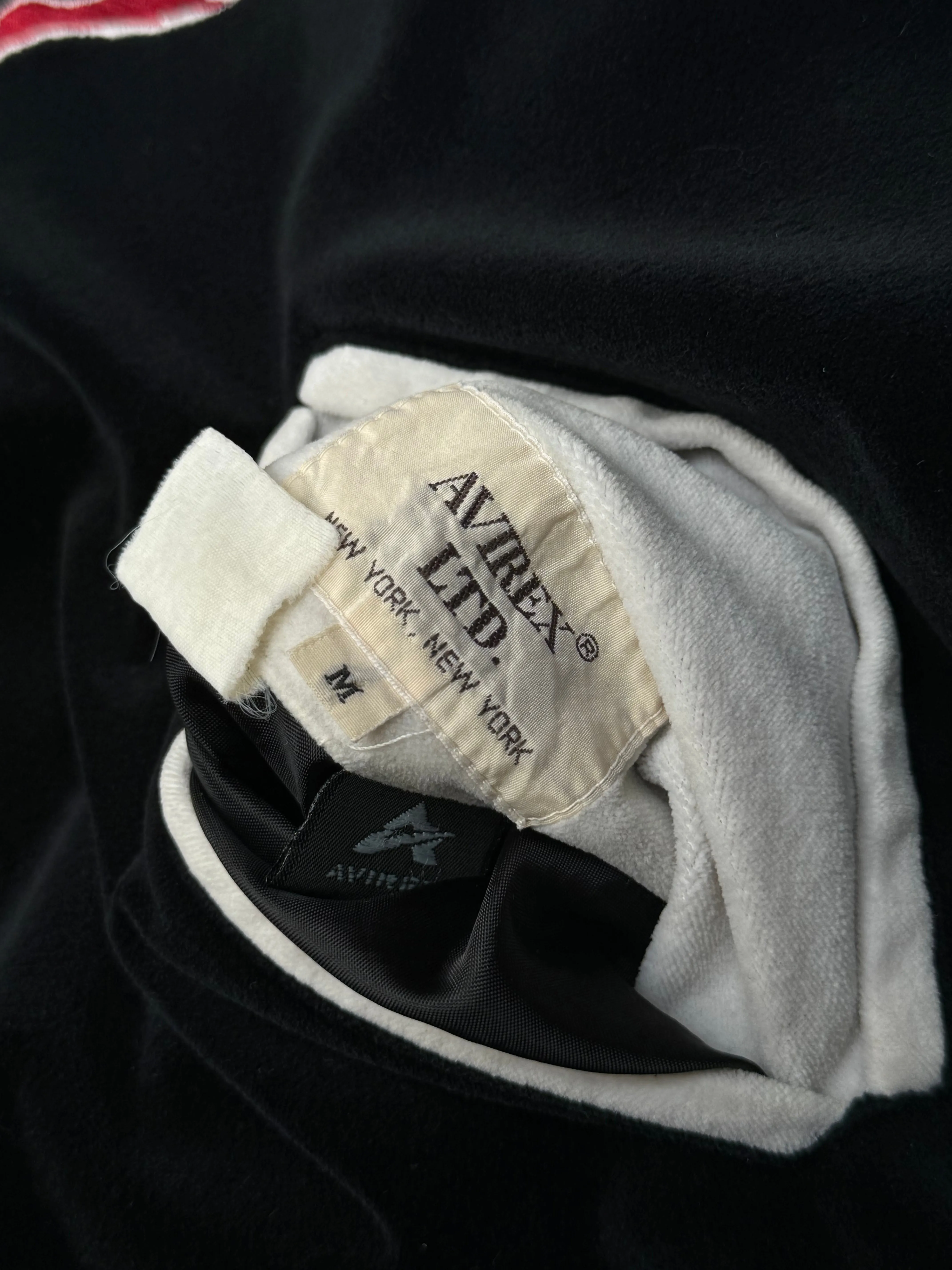 Avirex Savaged Souvenir Sukujan Velour Reversible Bomber Jacket