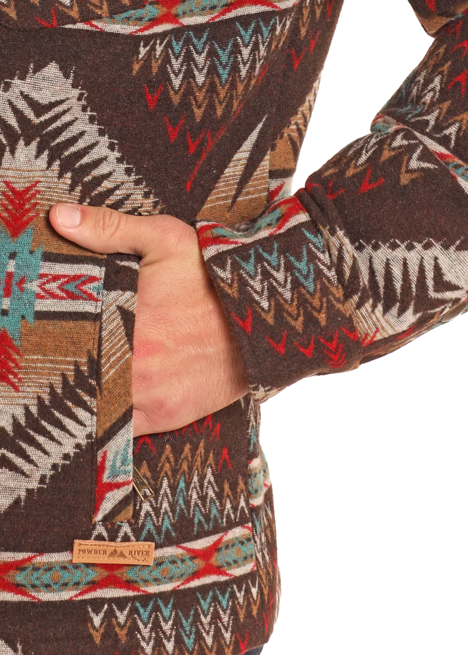 Aztec Jacquard Full Zip Jacket