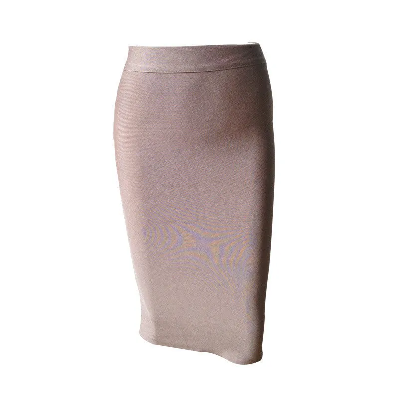 Bandage Skirt Women Knee-Length Skirts 10 Colors 60cm HL1186