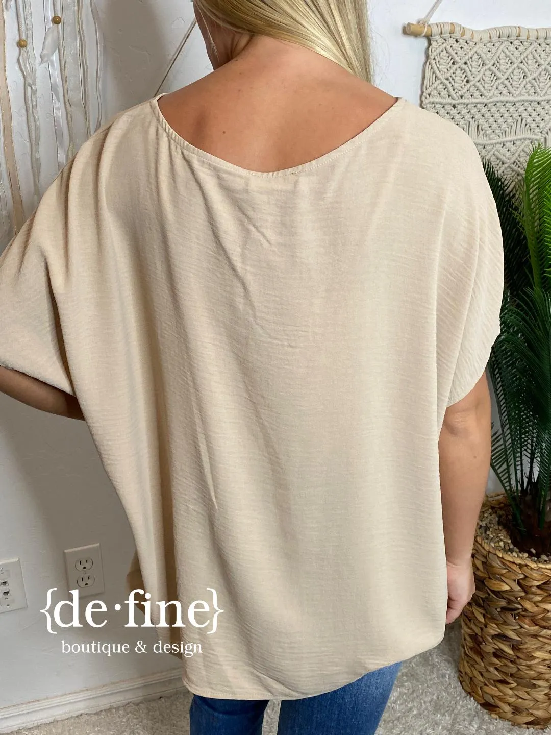 Basic V-Neck Top in Many Colors - Regular & Curvy