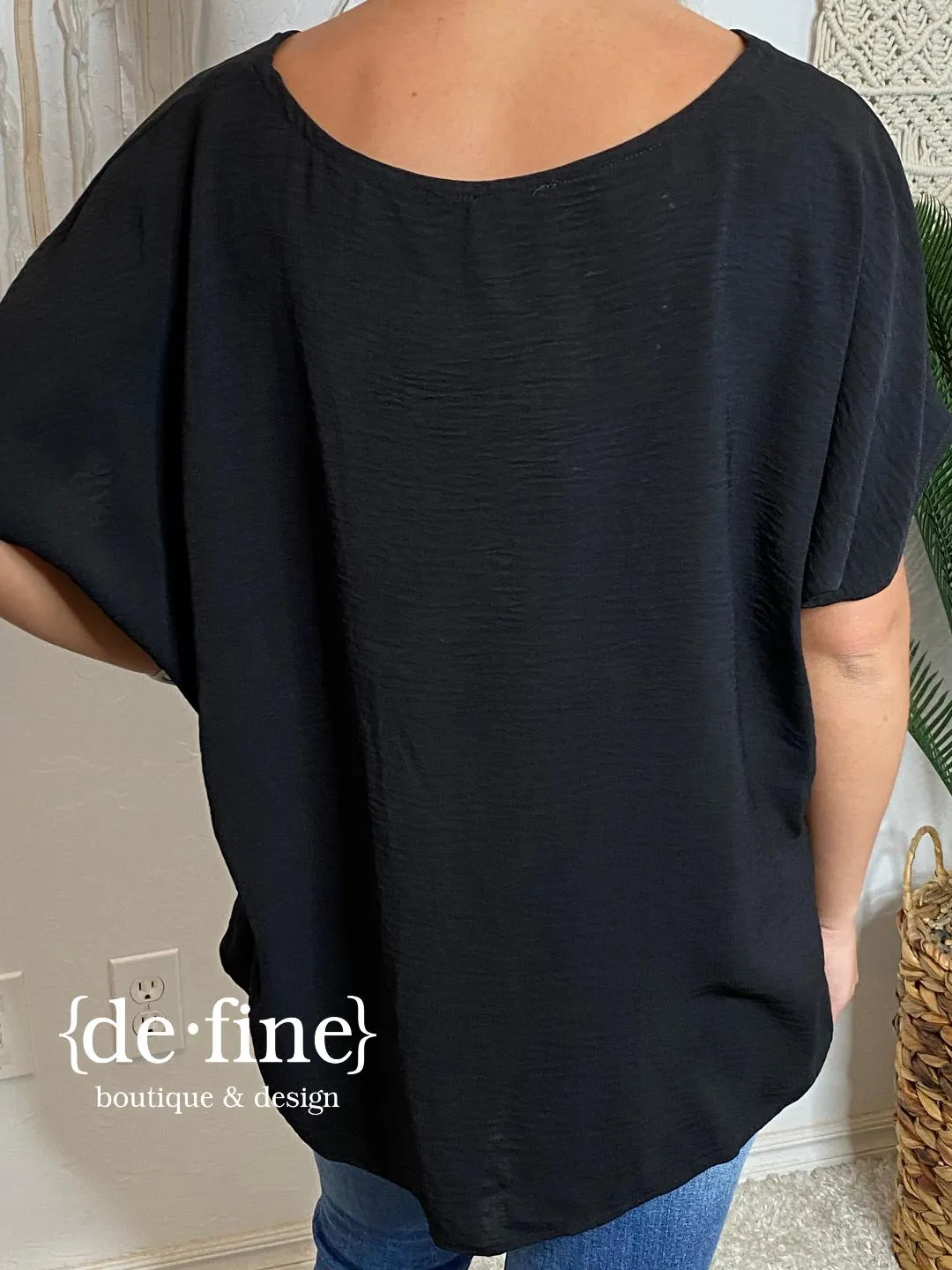 Basic V-Neck Top in Many Colors - Regular & Curvy