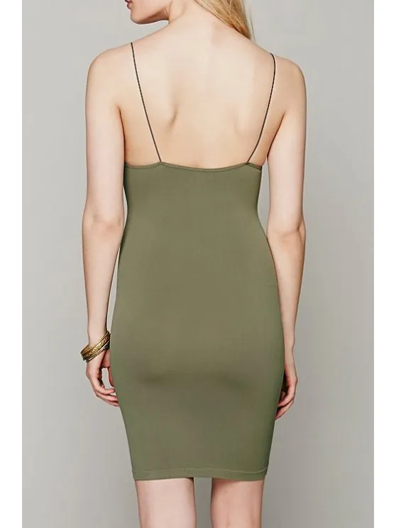 BerryBetty - Cute Solid Color Bodycon Cami Dress