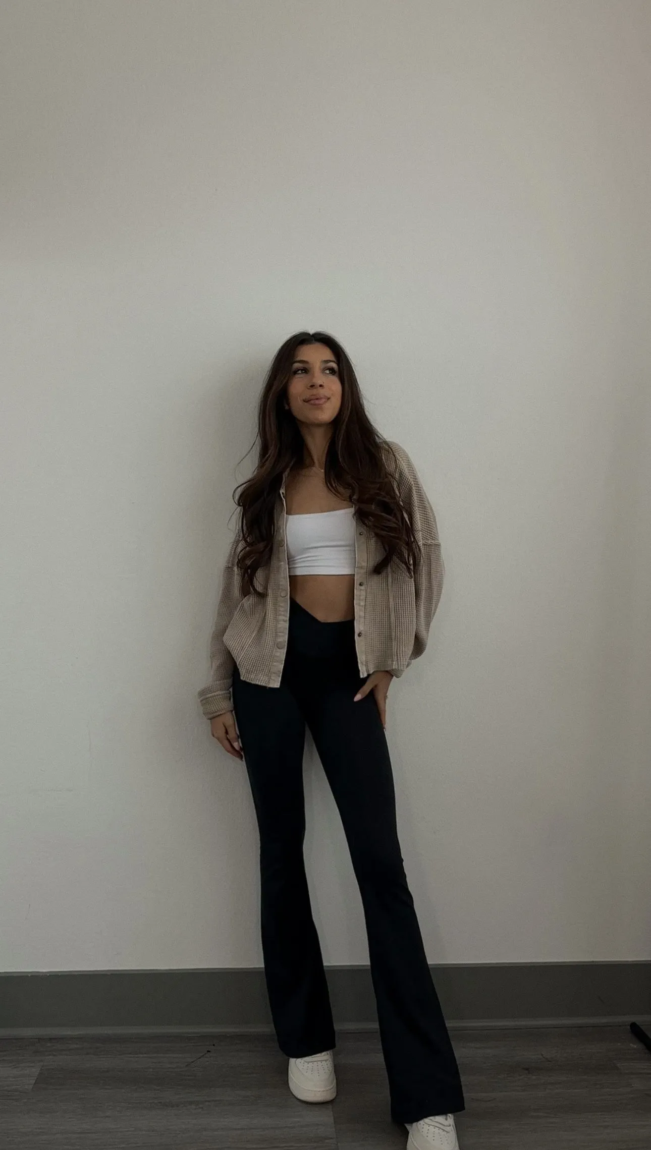 Bessi Cropped Shacket- FINAL SALE