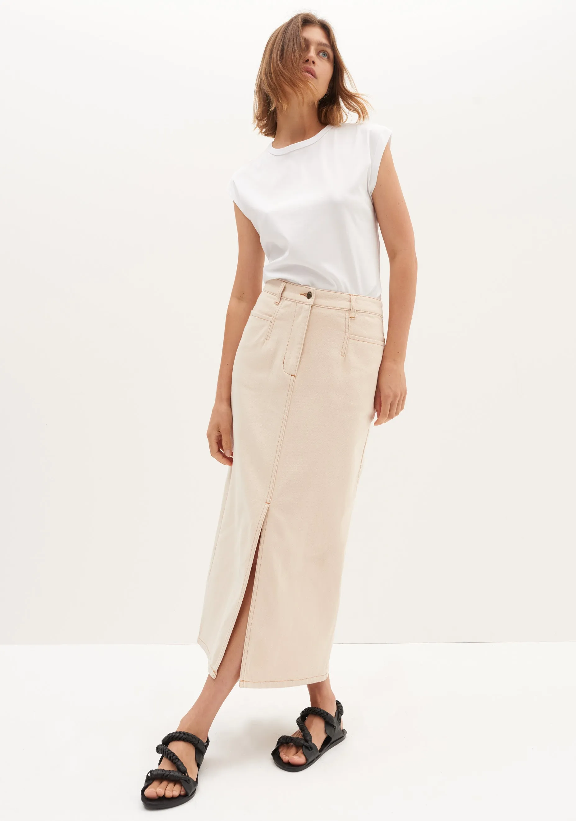 blanca denim skirt