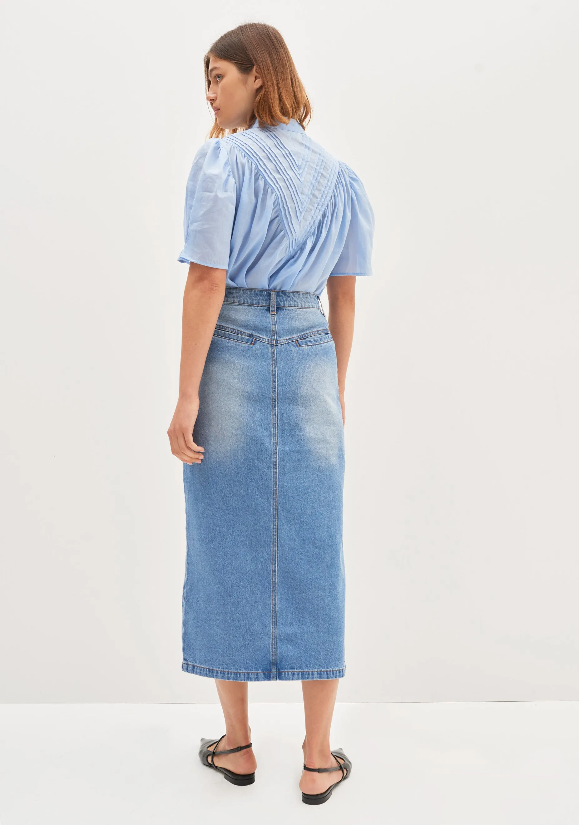 blanca denim skirt