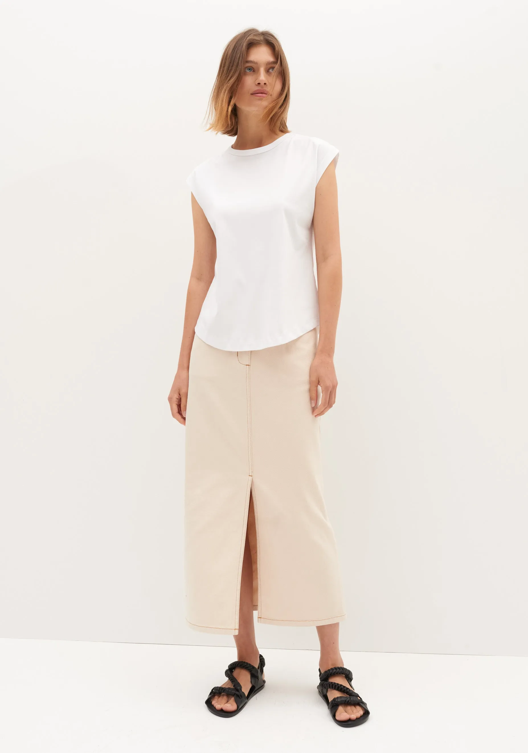 blanca denim skirt