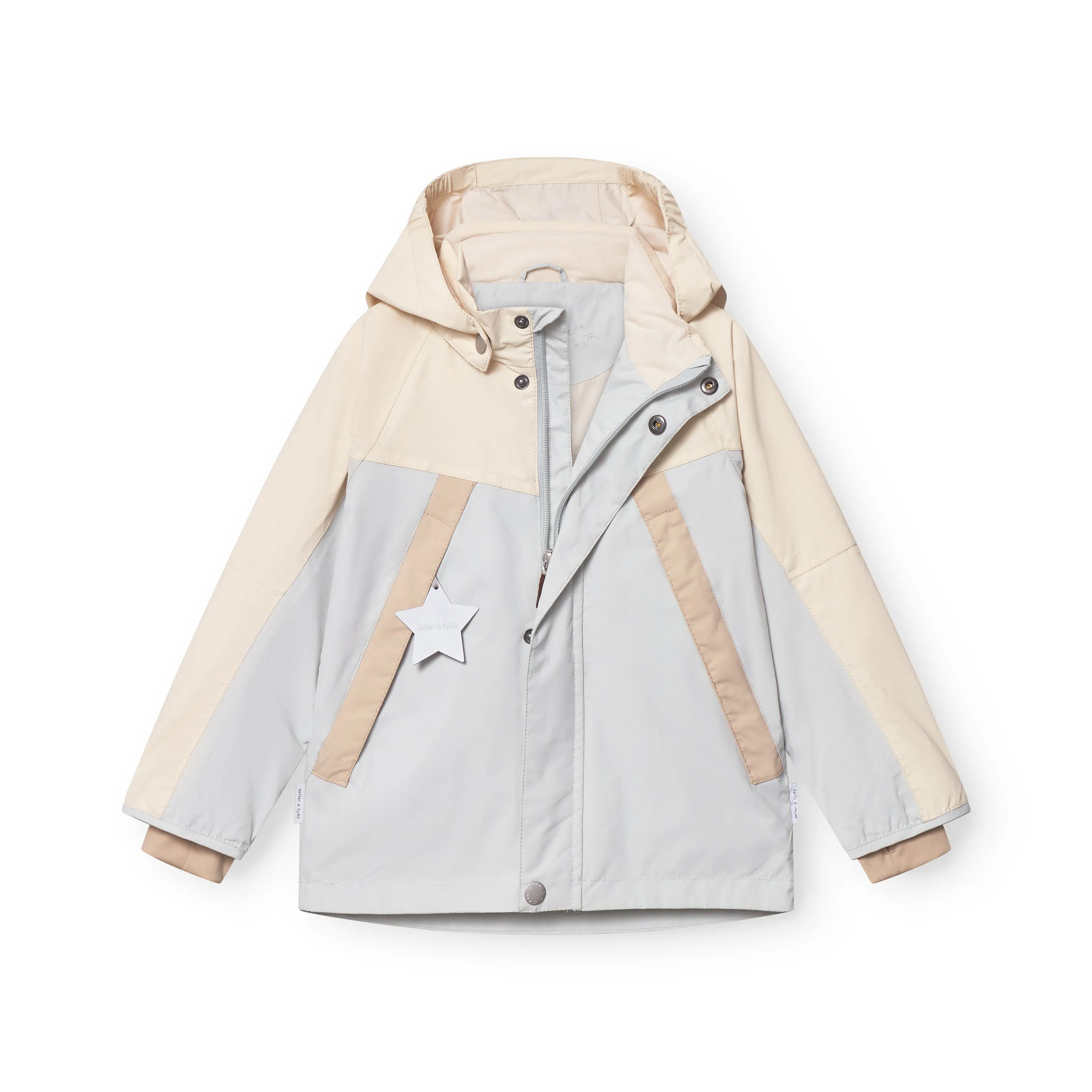 Blue Printed Logo Jacket
