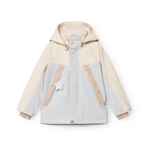 Blue Printed Logo Jacket