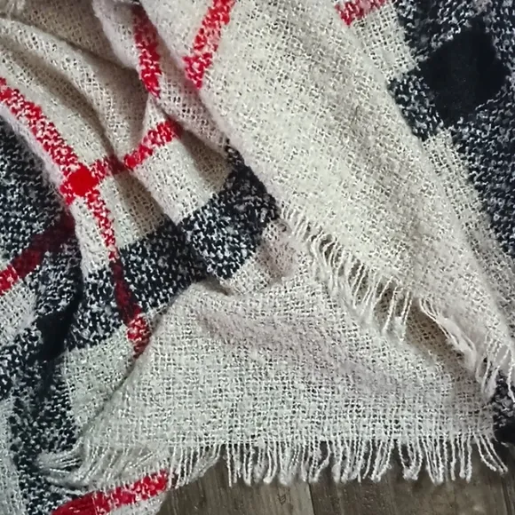 Bohemian Fringe Oversized Turtleneck Winter Poncho