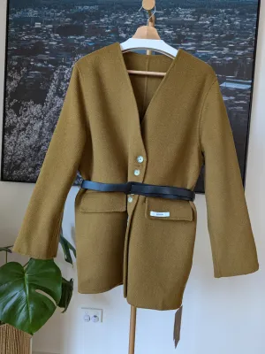 Brand New 100% Wool Coat 969 Size M 10-12 FREE SHIPPING