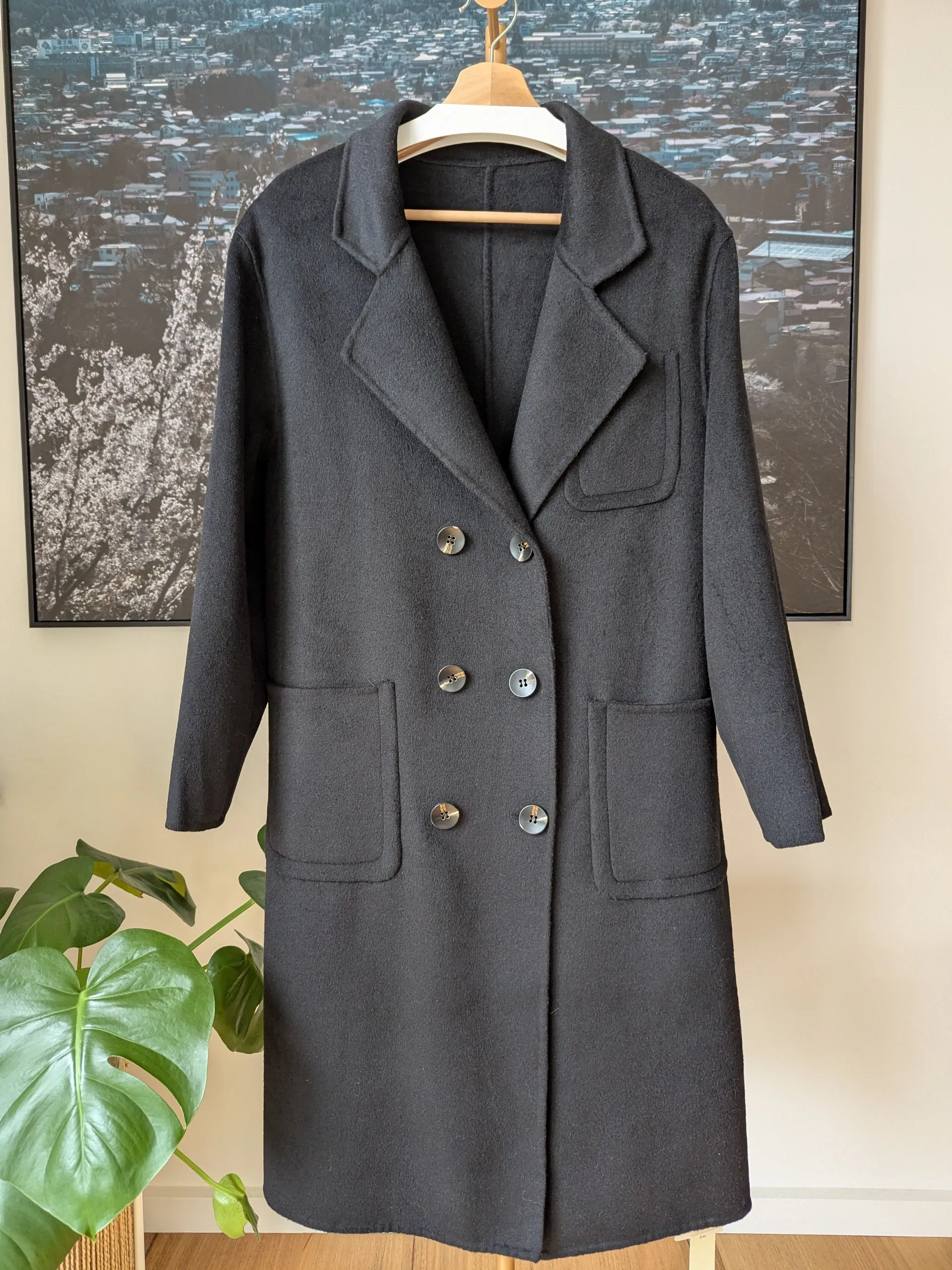 Brand New 100% Wool Coat Size 12-14 FREE SHIPPING High Quality Wool 002