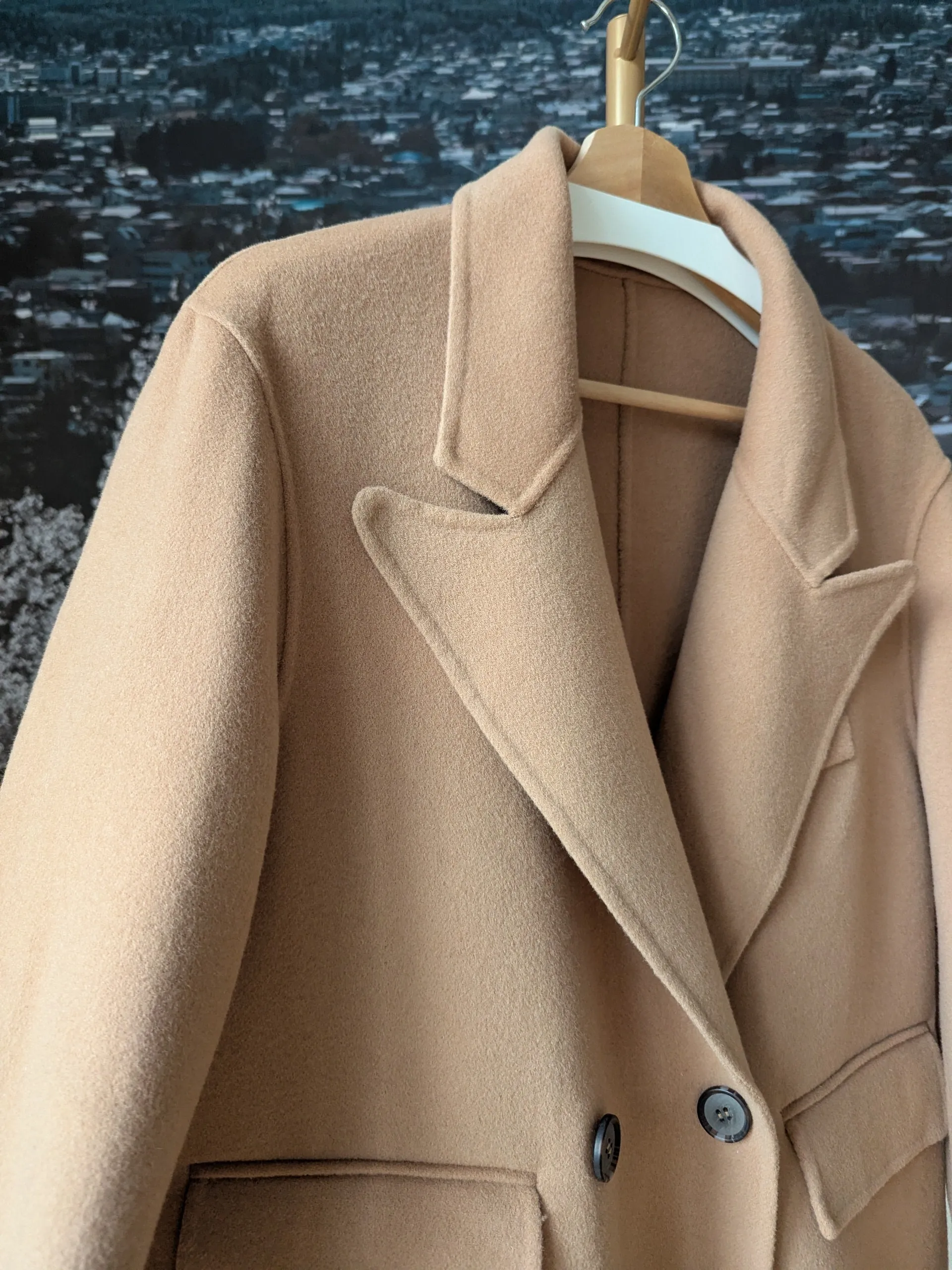 Brand New 100% Wool Coat Size 12-14 FREE SHIPPING High Quality Wool 106