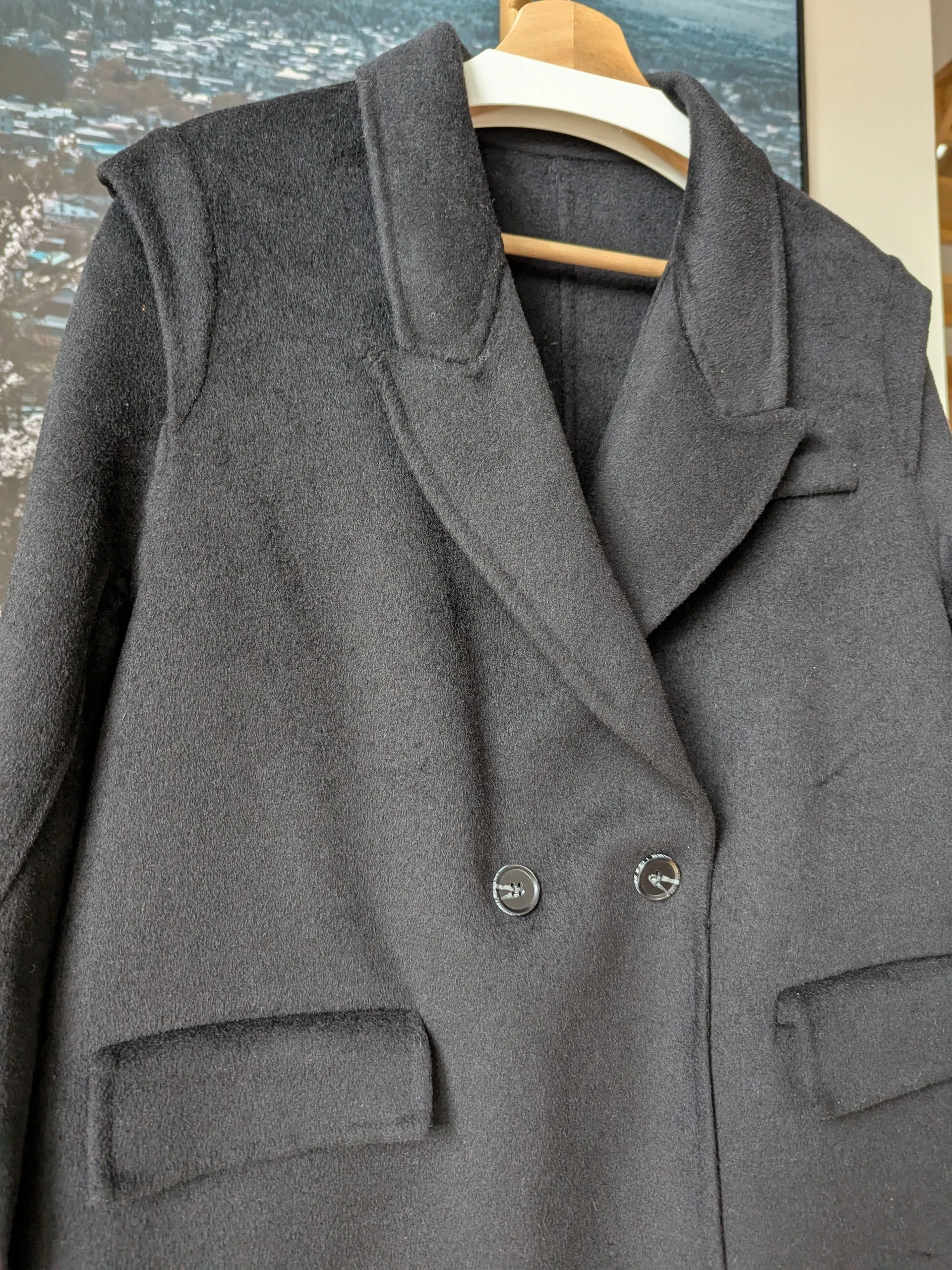Brand New 100% Wool Coat Size 12-14 FREE SHIPPING High Quality Wool 999
