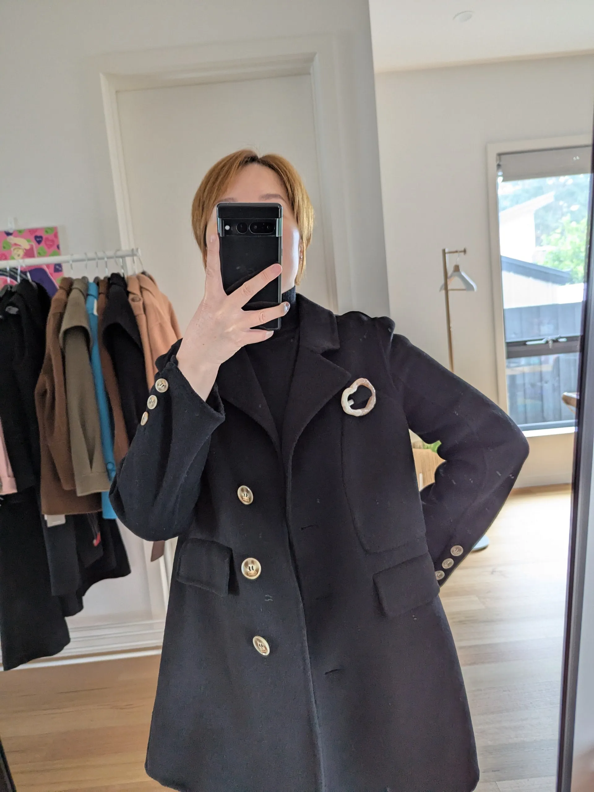 Brand New 100% Wool Coat Size 6-8 FREE SHIPPING High Quality Wool 102