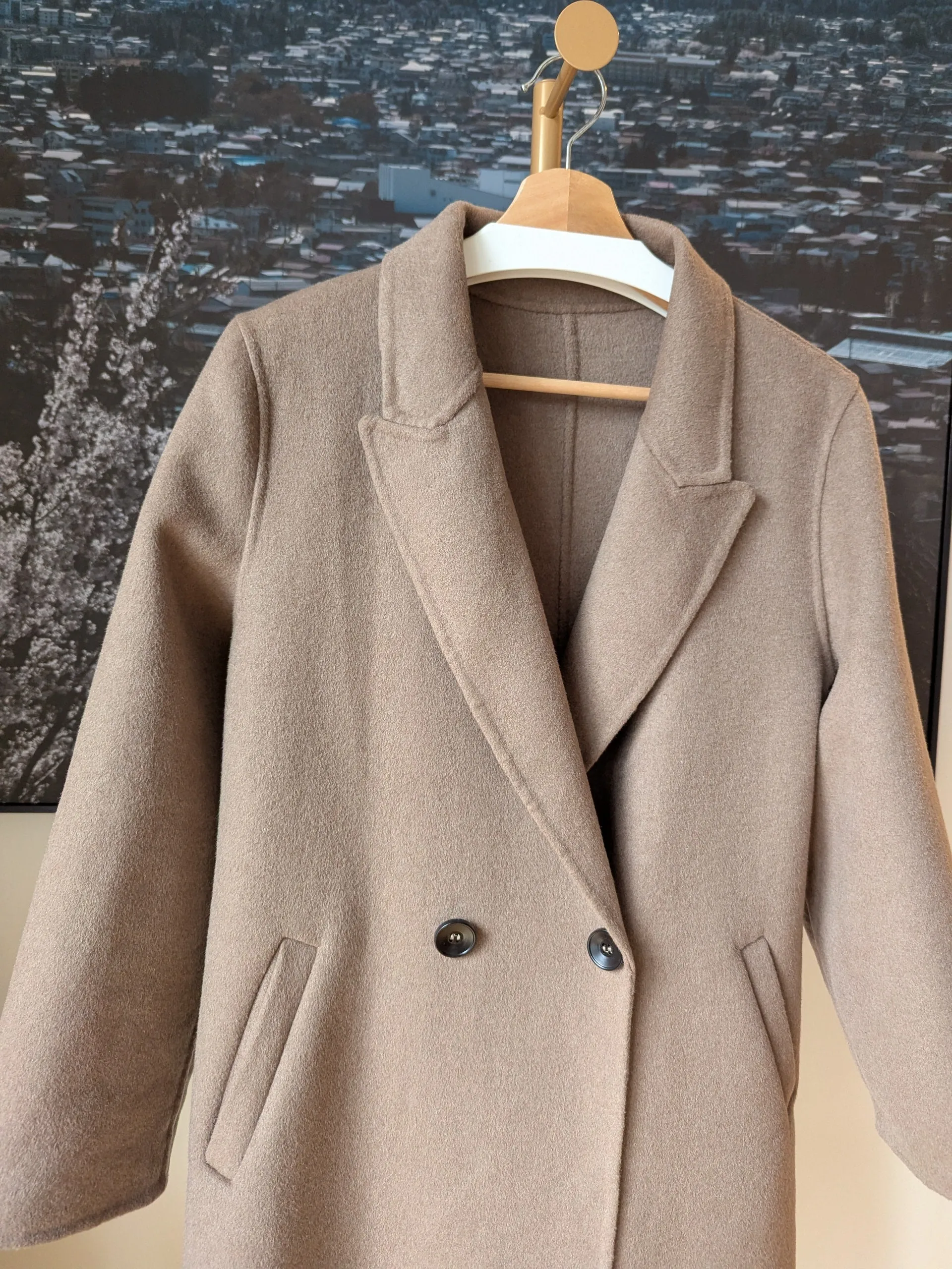 Brand New 100% Wool Coat Size 8-10 FREE SHIPPING High Quality Wool 097