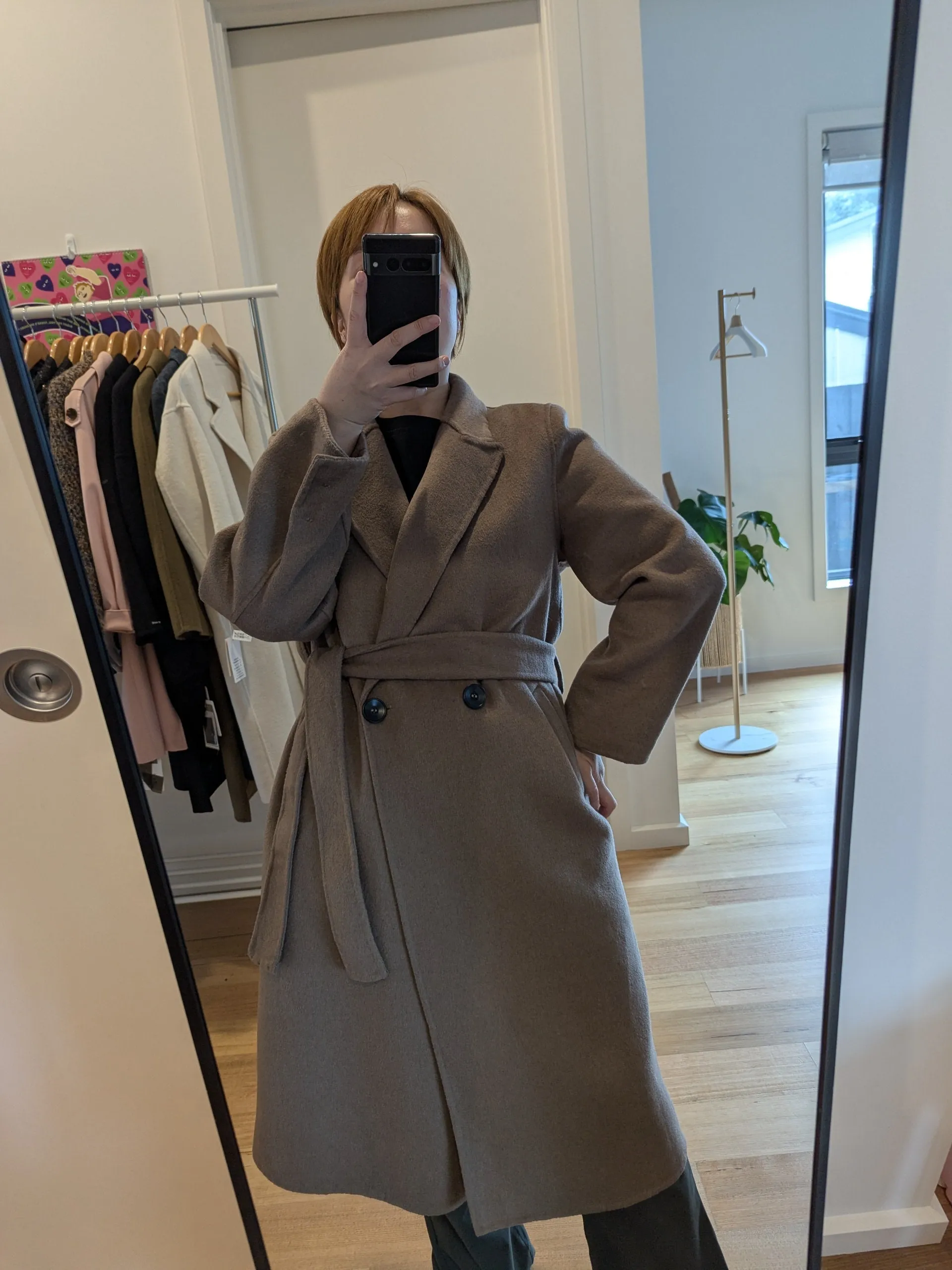 Brand New 100% Wool Coat Size 8-10 FREE SHIPPING High Quality Wool 097