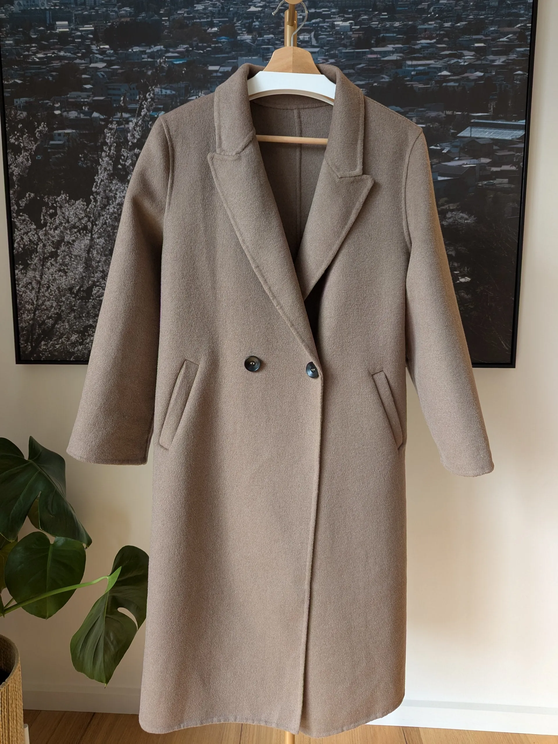 Brand New 100% Wool Coat Size 8-10 FREE SHIPPING High Quality Wool 097