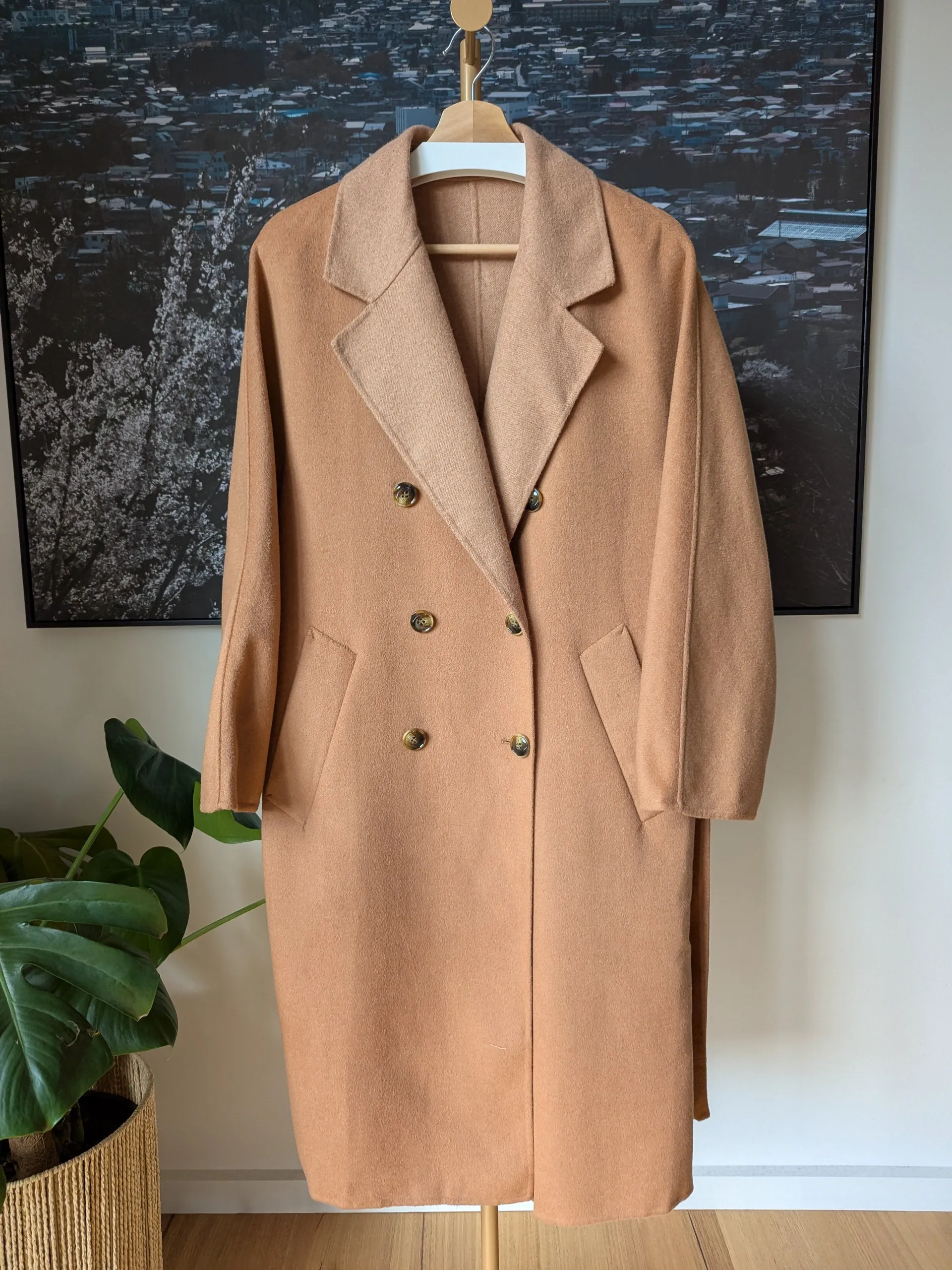 Brand New 100% Wool Coat Size 8-12 FREE SHIPPING High Quality Wool 083