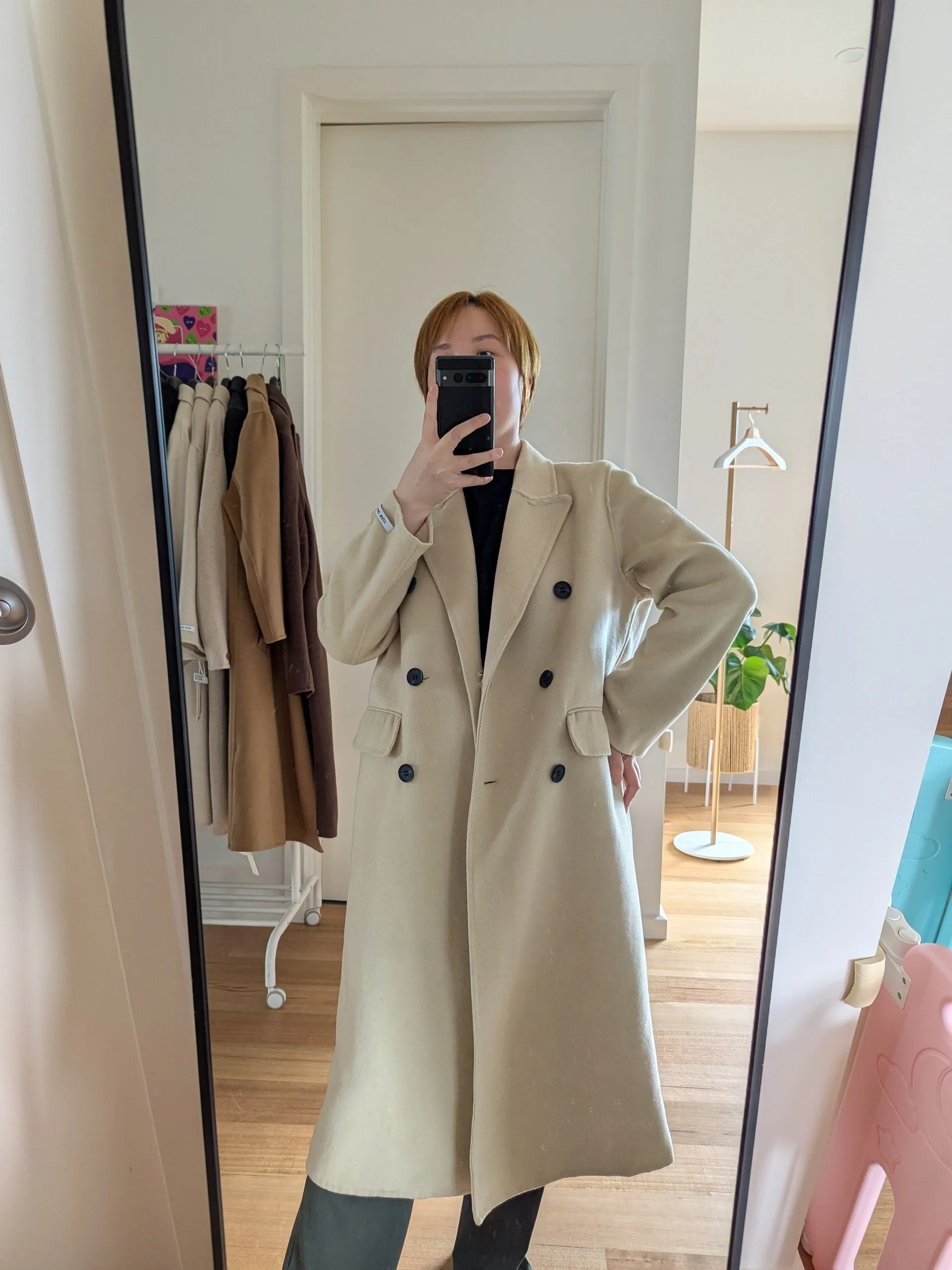 Brand New 100% Wool Coat Size 8-12 FREE SHIPPING High Quality Wool 091