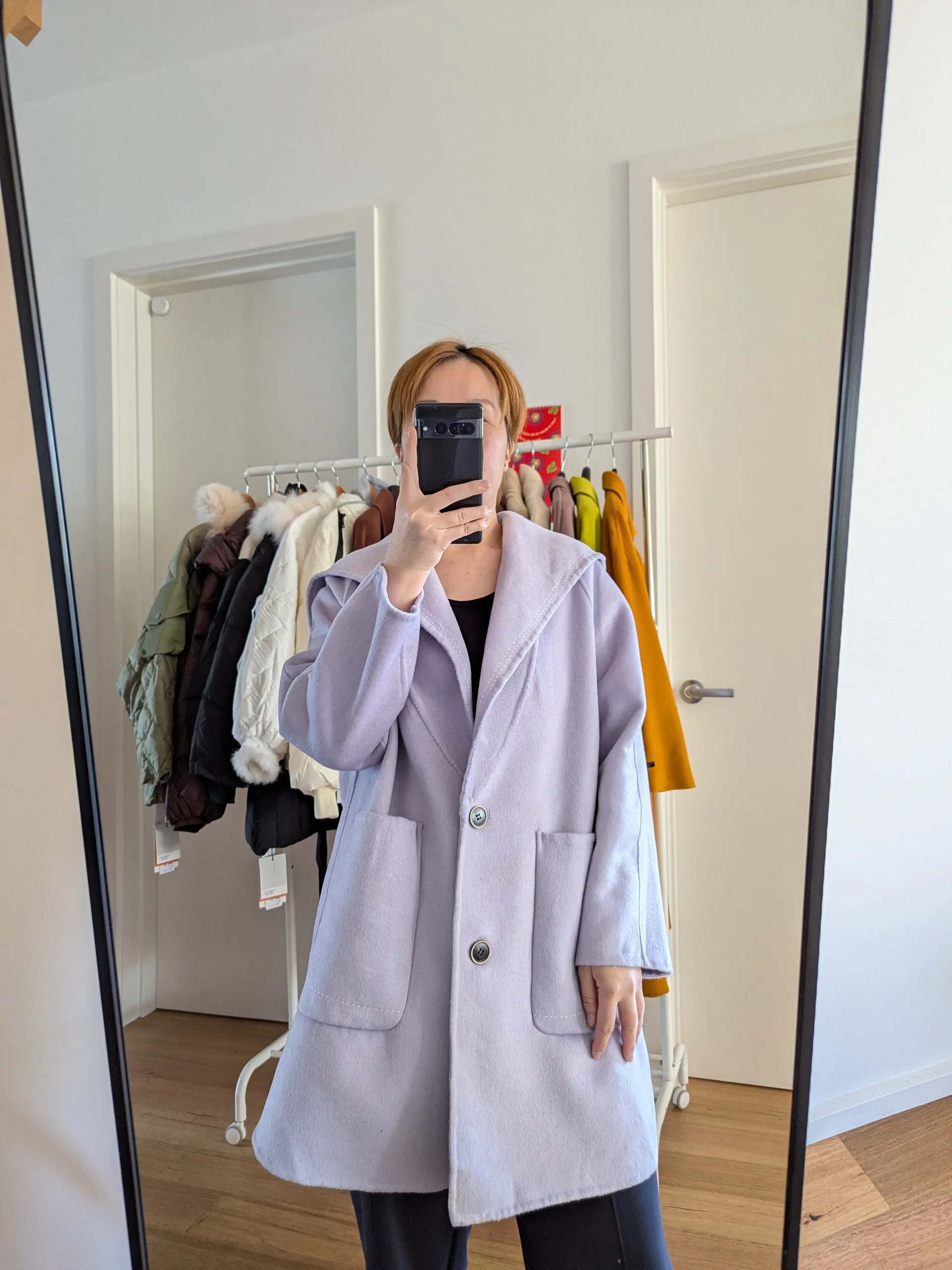 Brand New 100% Wool Coat Size 8-12 FREE SHIPPING High Quality Wool 155