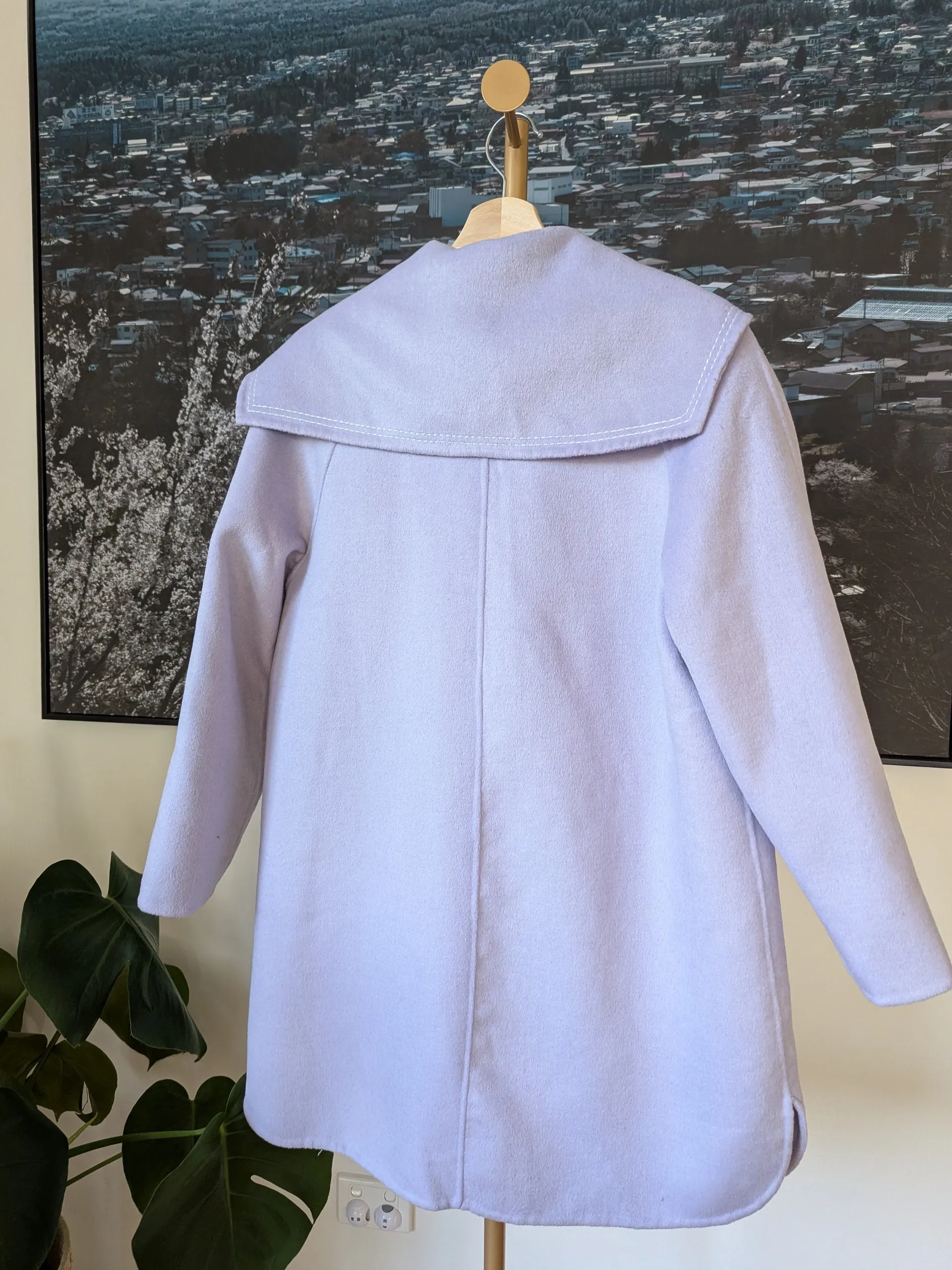 Brand New 100% Wool Coat Size 8-12 FREE SHIPPING High Quality Wool 155