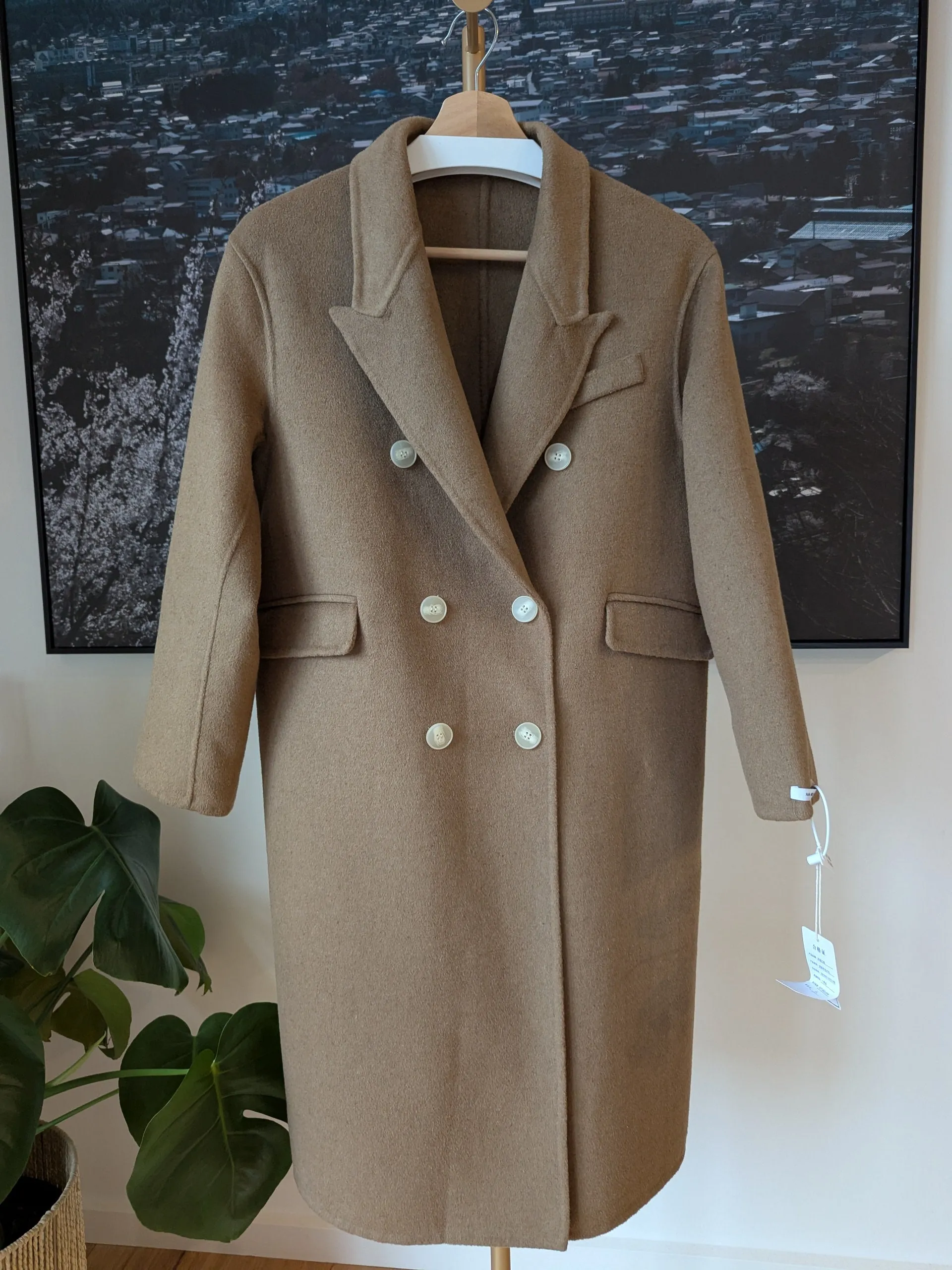Brand New 100% Wool Coat Size 8-12 FREE SHIPPING High Quality Wool 167