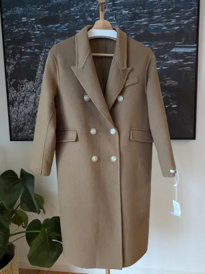 Brand New 100% Wool Coat Size 8-12 FREE SHIPPING High Quality Wool 167
