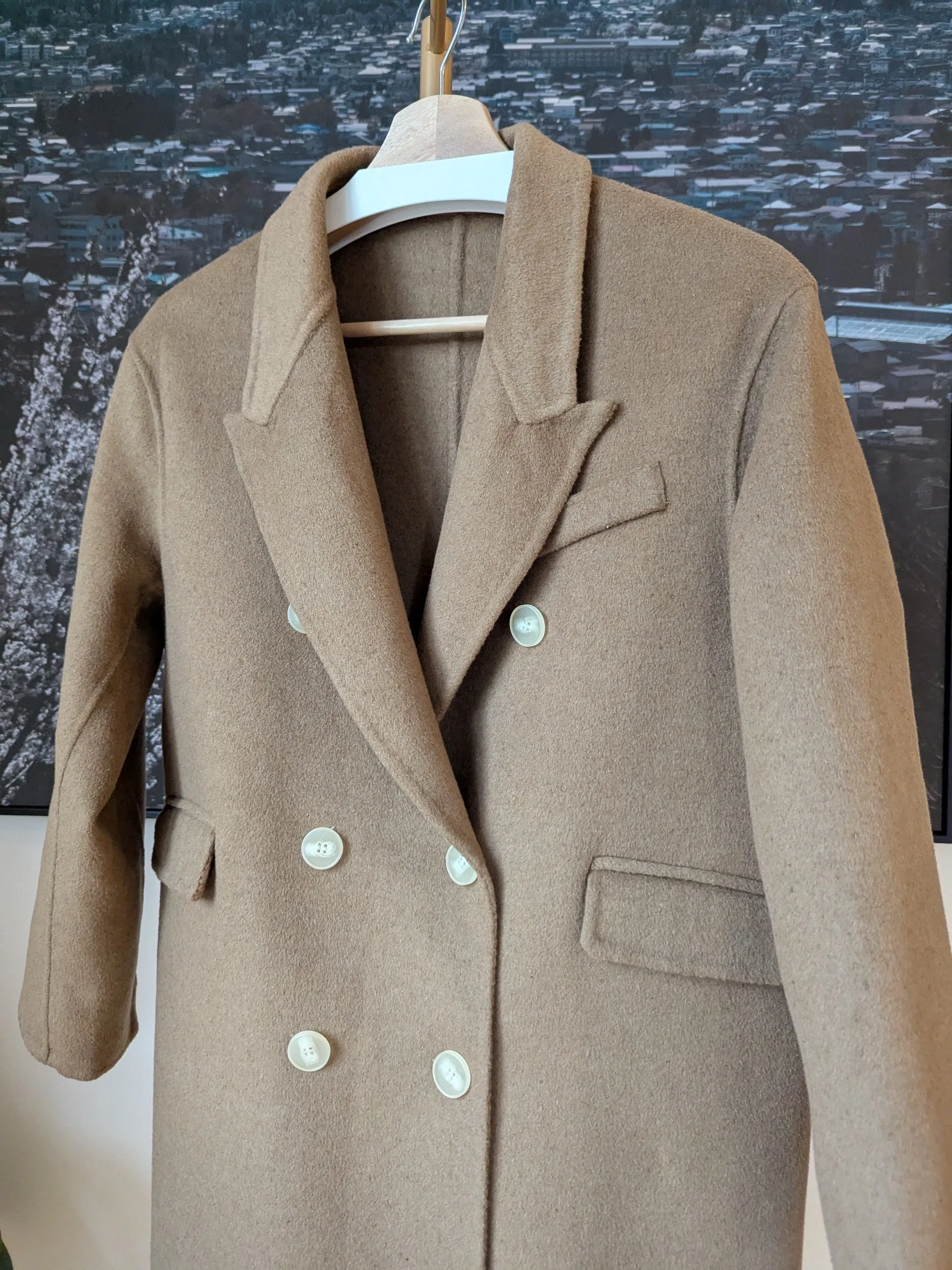 Brand New 100% Wool Coat Size 8-12 FREE SHIPPING High Quality Wool 167