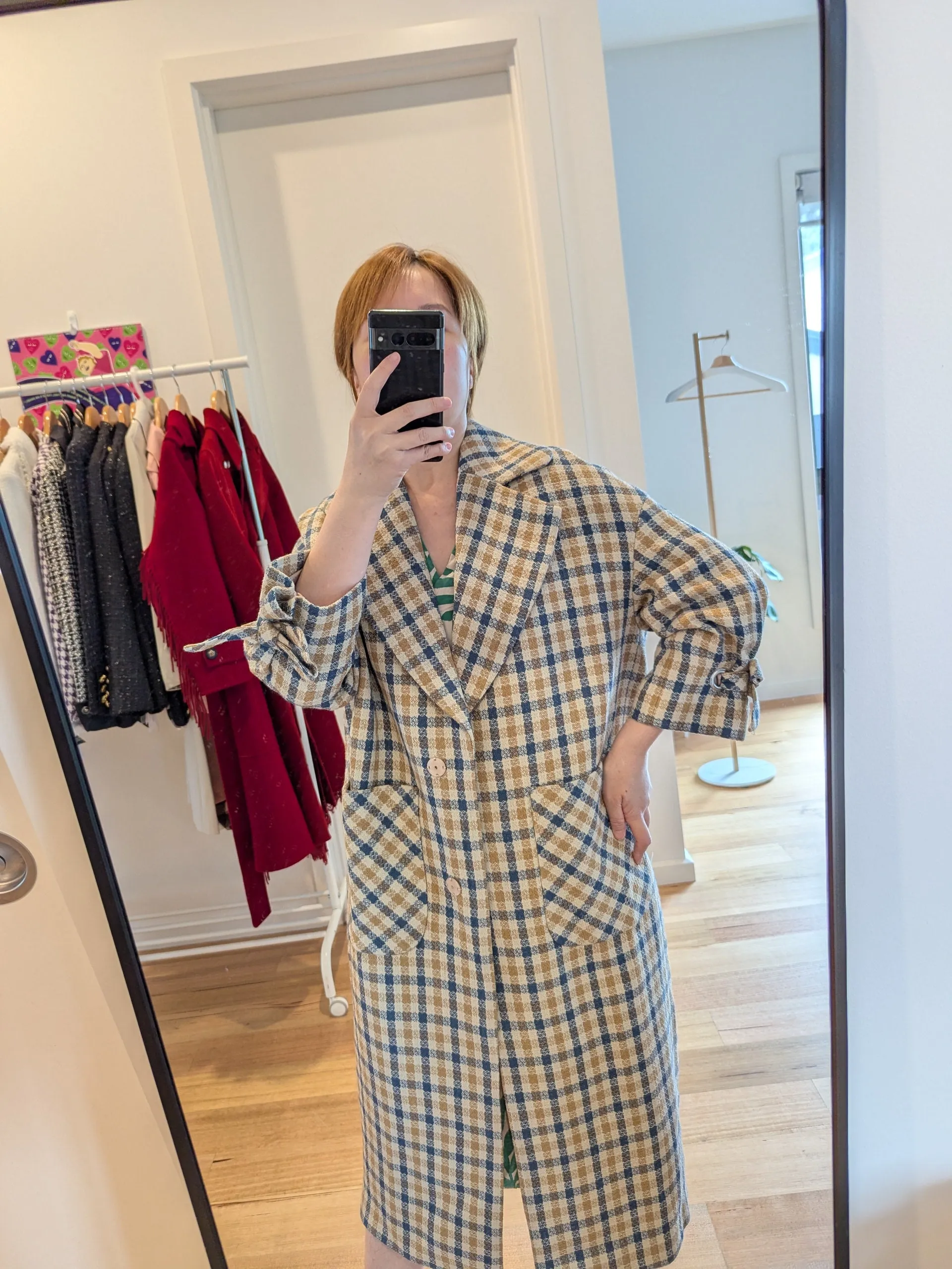 Brand New 50% Wool Coat Size 8-12 FREE SHIPPING High Quality Wool 076