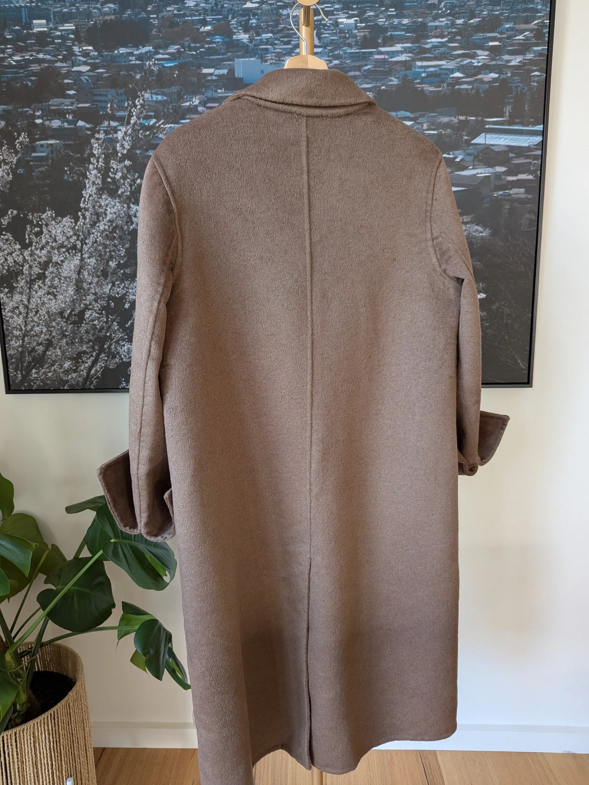 Brand New Alpaca & Wool Coat Size 12-14 FREE SHIPPING High Quality Wool 136