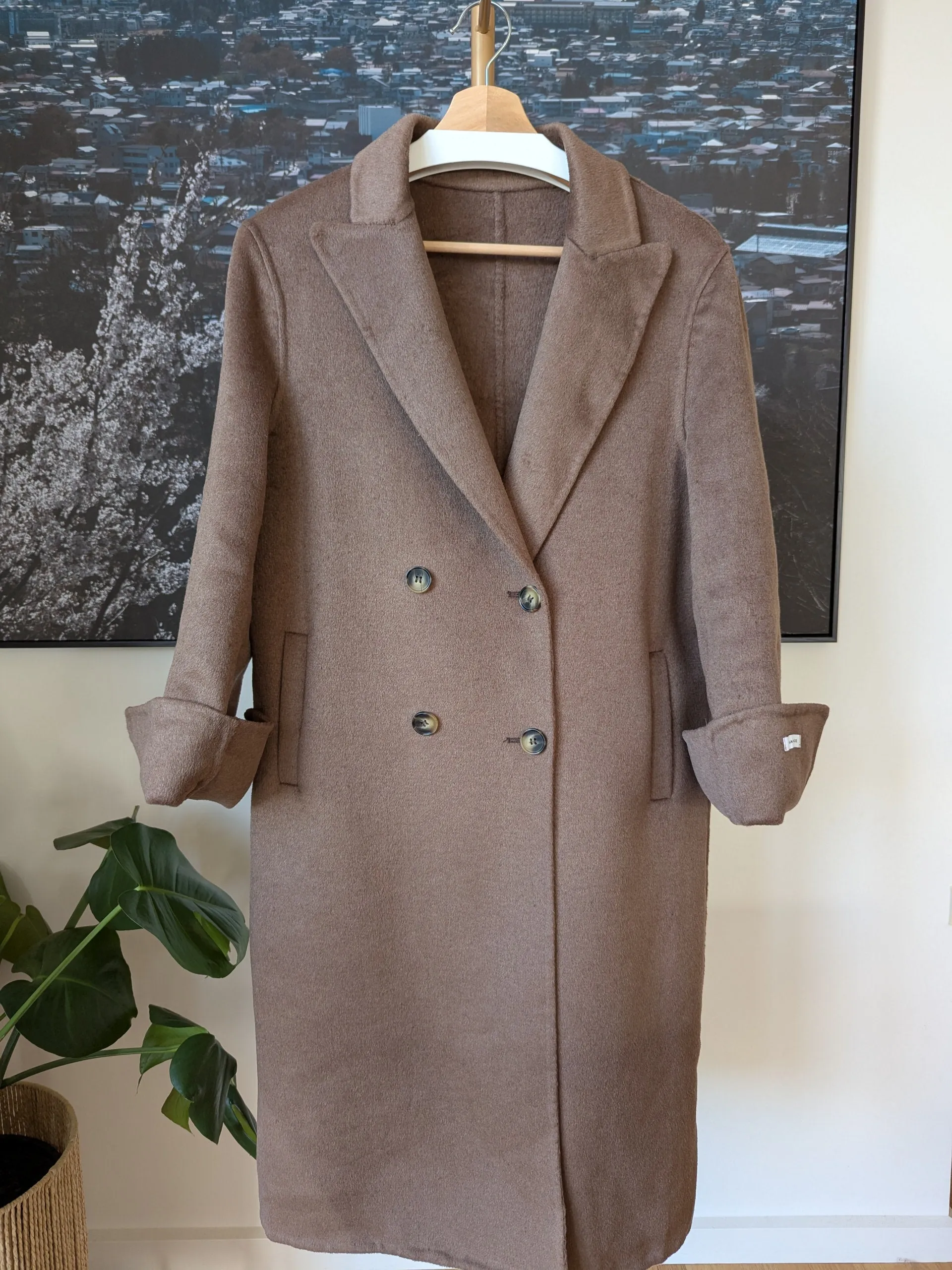 Brand New Alpaca & Wool Coat Size 12-14 FREE SHIPPING High Quality Wool 136