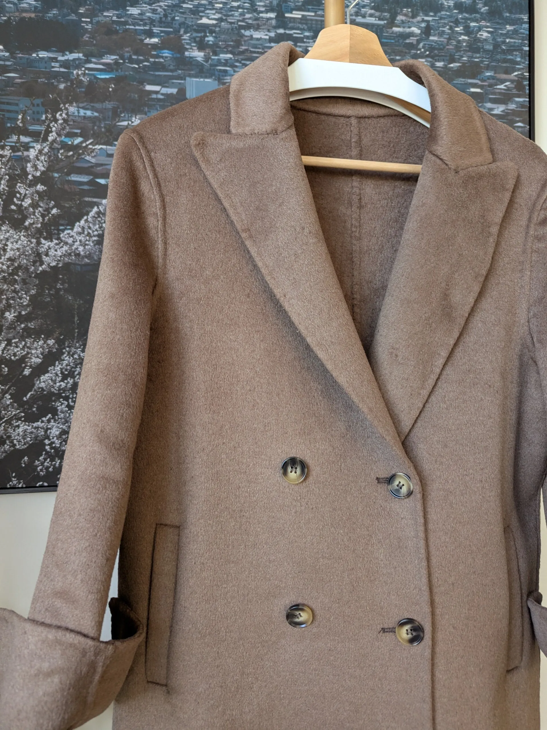 Brand New Alpaca & Wool Coat Size 12-14 FREE SHIPPING High Quality Wool 136