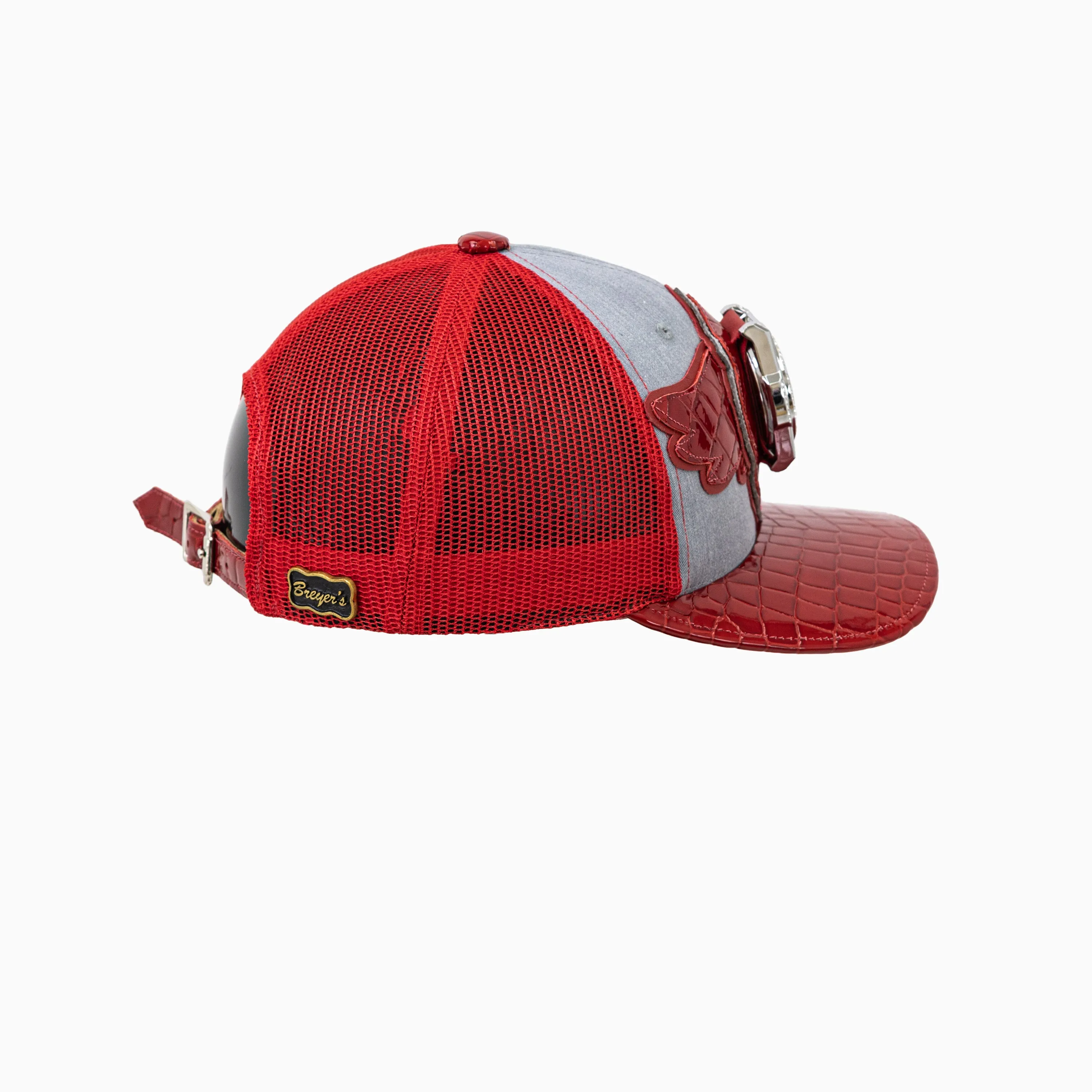 Breyer's Buck 50 Wool Trucker Hat With Leather Visor
